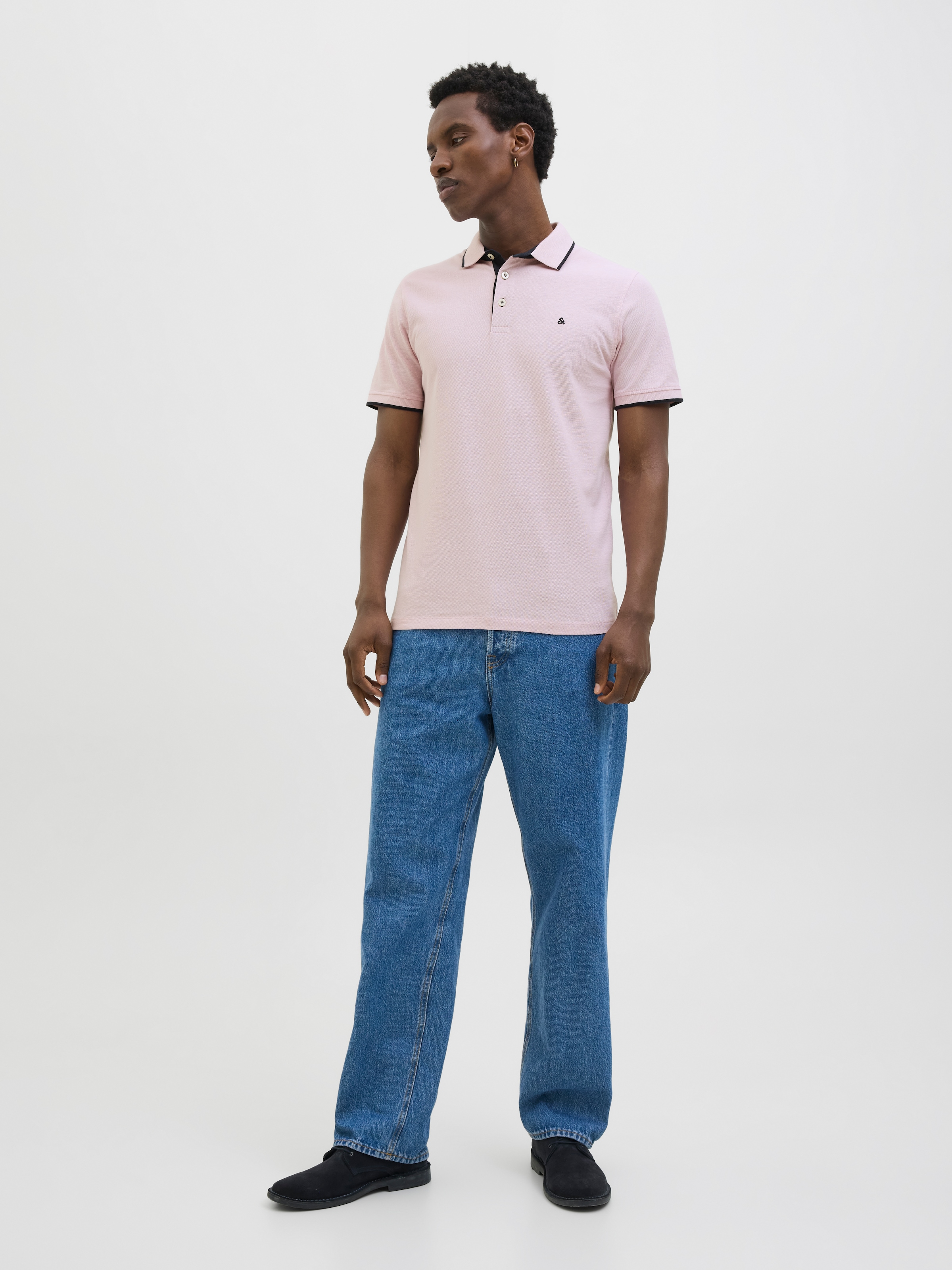 Jack & Jones Poloshirt »JJEPAULOS POLO SS NOOS«, mit Logo Stickerei