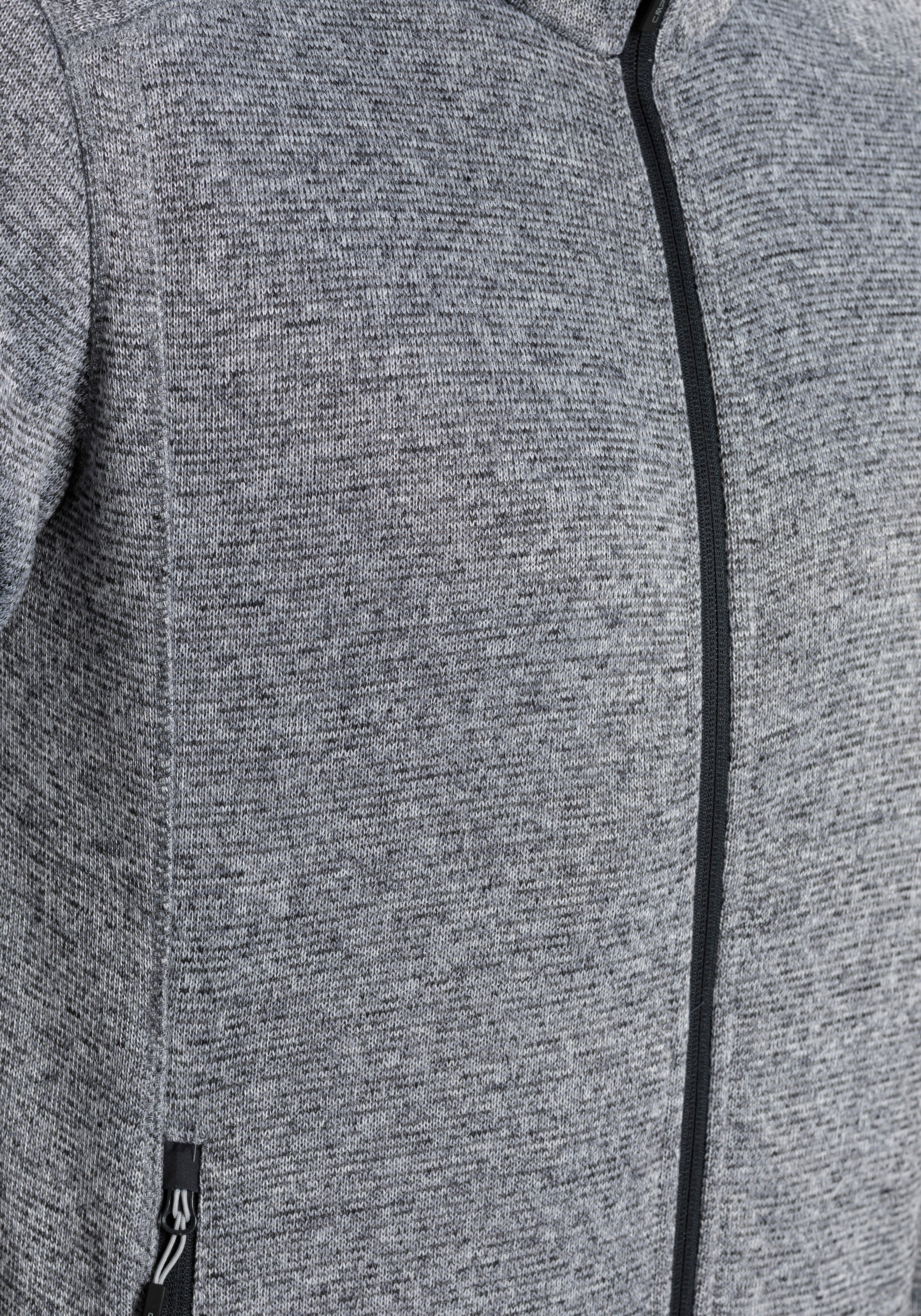 CMP Strickfleecejacke, (1 St.), ohne Kapuze, Wärmend & atmungsaktiv & schnell trocknend
