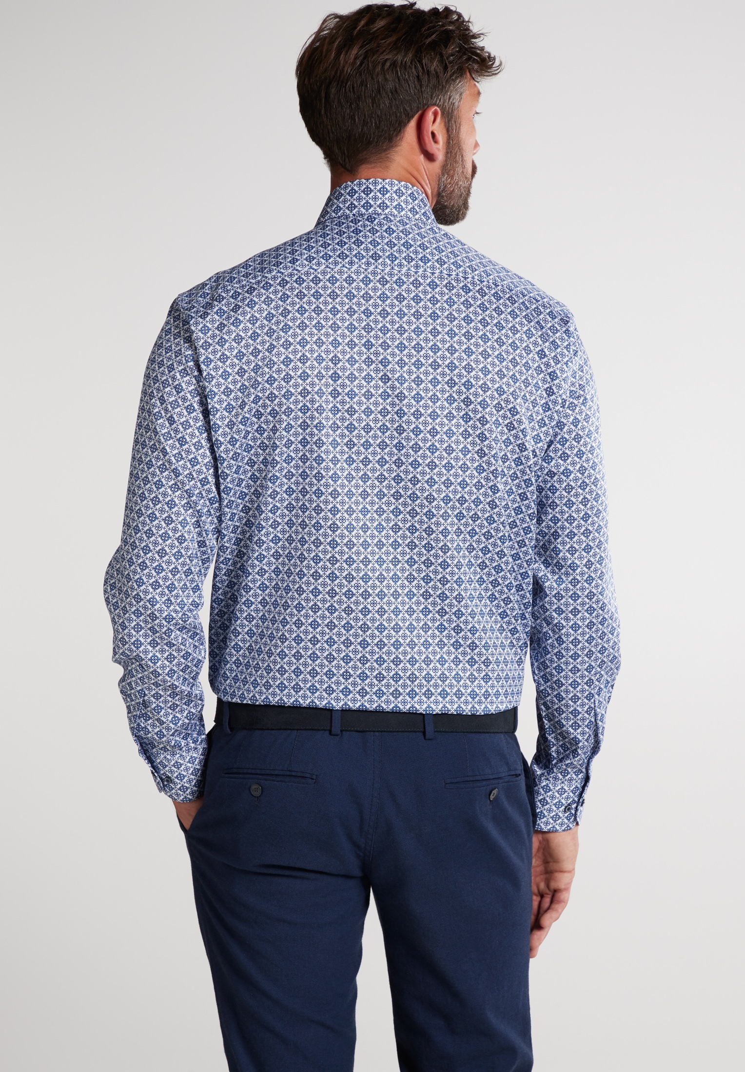 Eterna Langarmhemd »COMFORT FIT«, EASY IRON (bügelleicht)