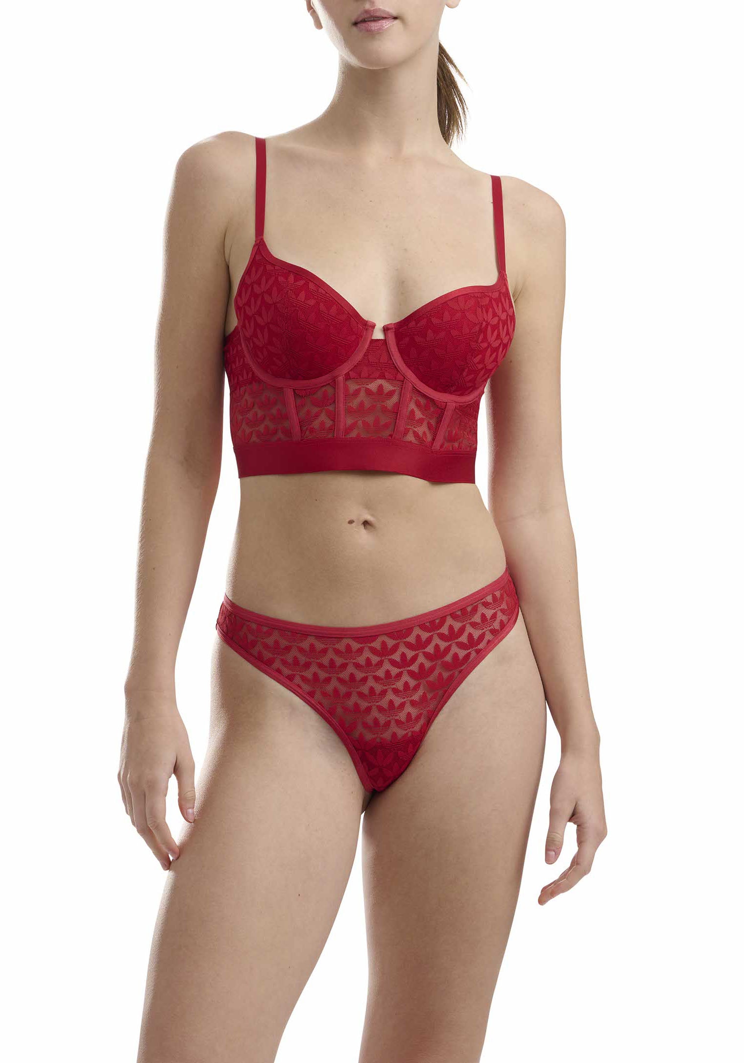 adidas Originals String mit transparenter Logo-Spitze