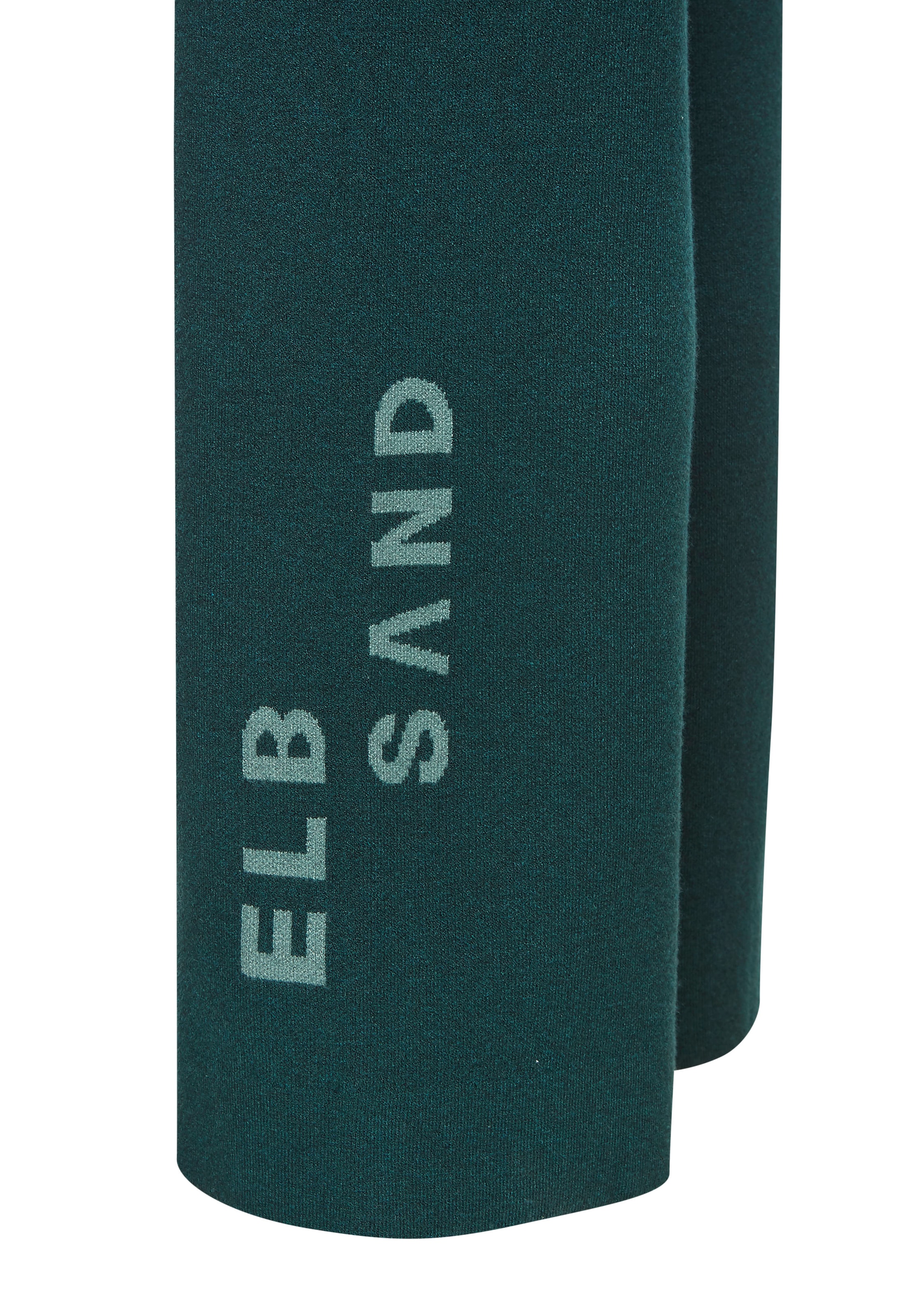 Elbsand Strickhose, mit weitem Bein und eingestricktem Logo, Loungewear