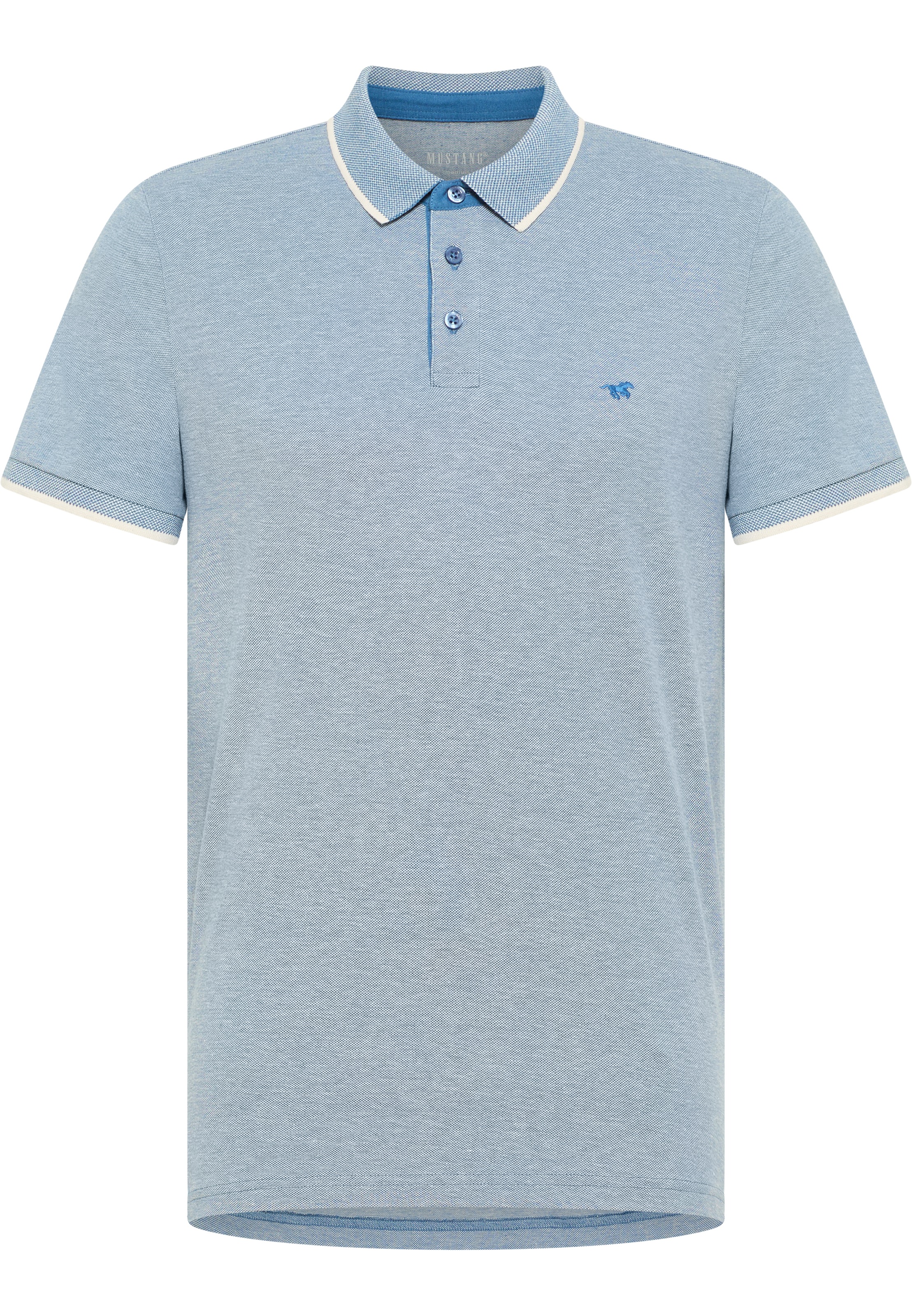MUSTANG Poloshirt »MUPalco« Piqué Qualität