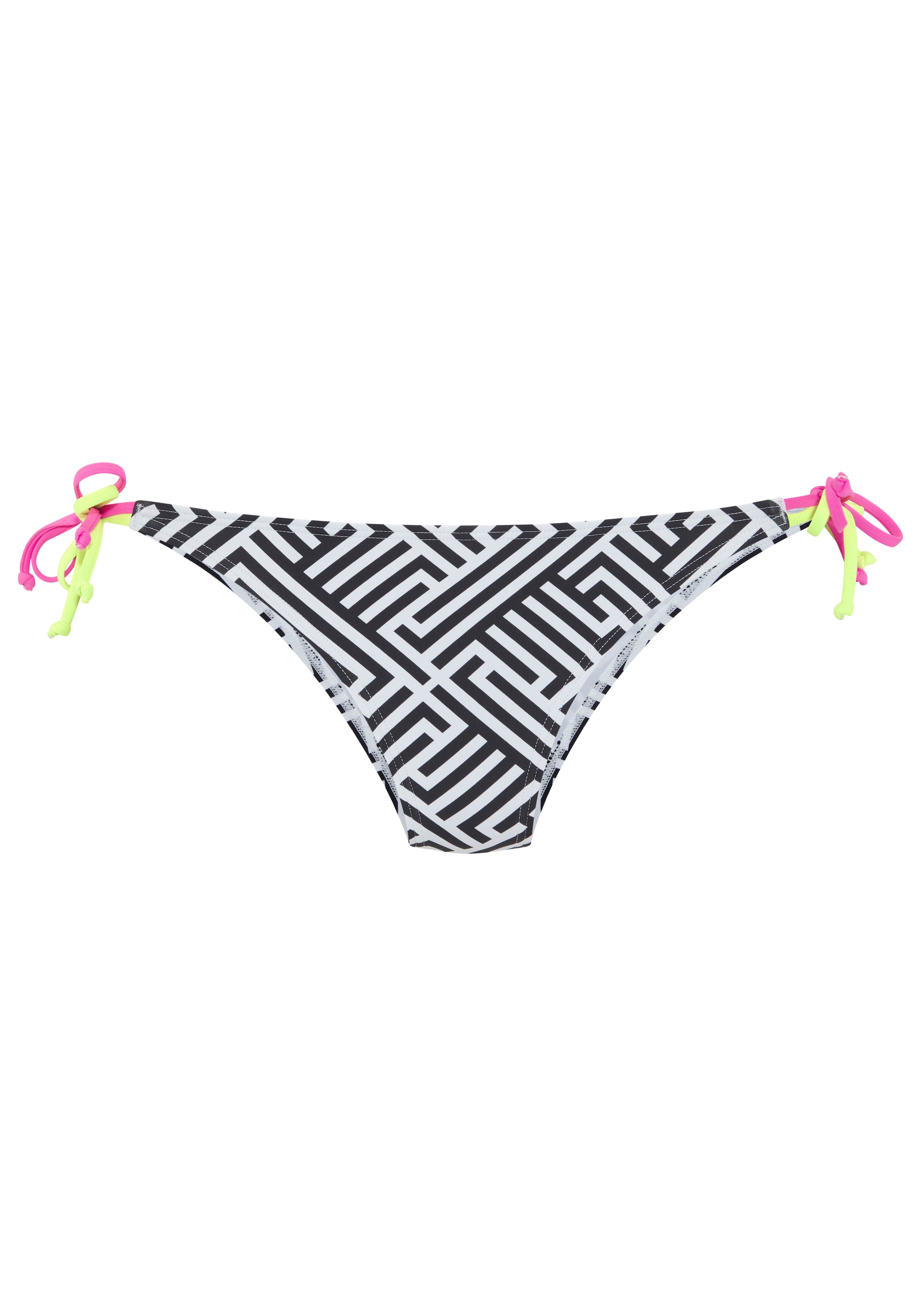 Buffalo Bikini-Hose »Gioletta«, Mit kontrastfarbigen Bindebändern