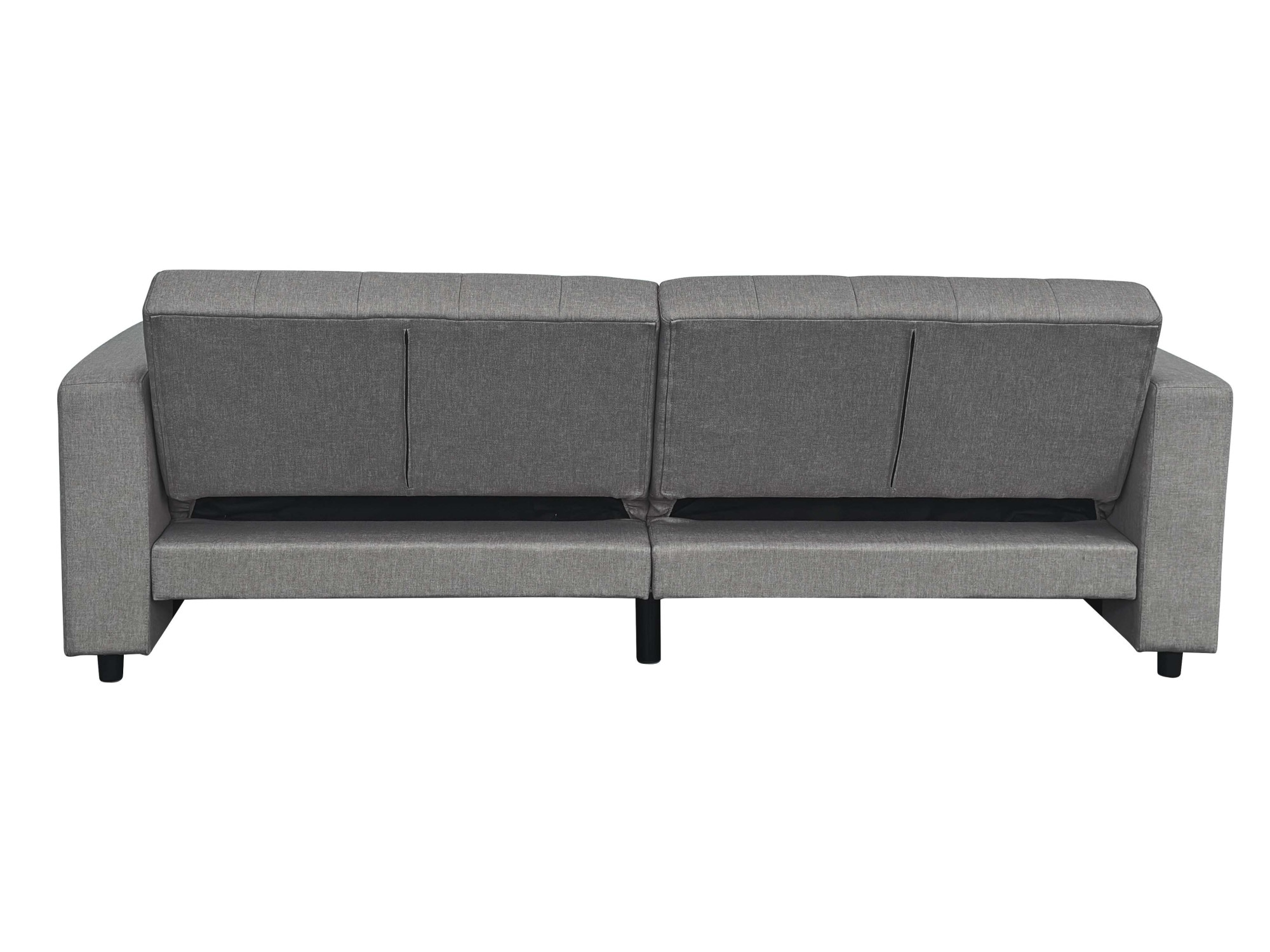 Dorel Home 3-Sitzer »Allie II Schlafsofa 225 cm«, Bett-Funktion (108/190cm), Rückenlehne 2-teilig, mit Steppung