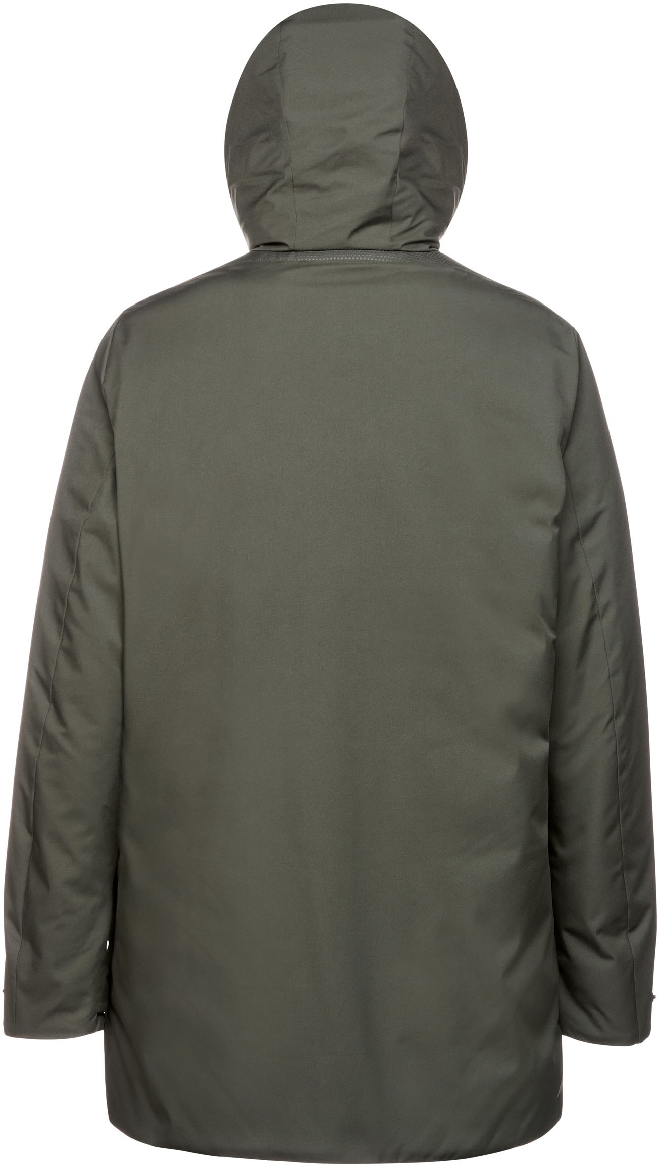 Geox Langjacke »SAPIENZA«, mit Kapuze, im Materialmix, 4 Taschen, Kapuze, verdeckter Reißverschluss