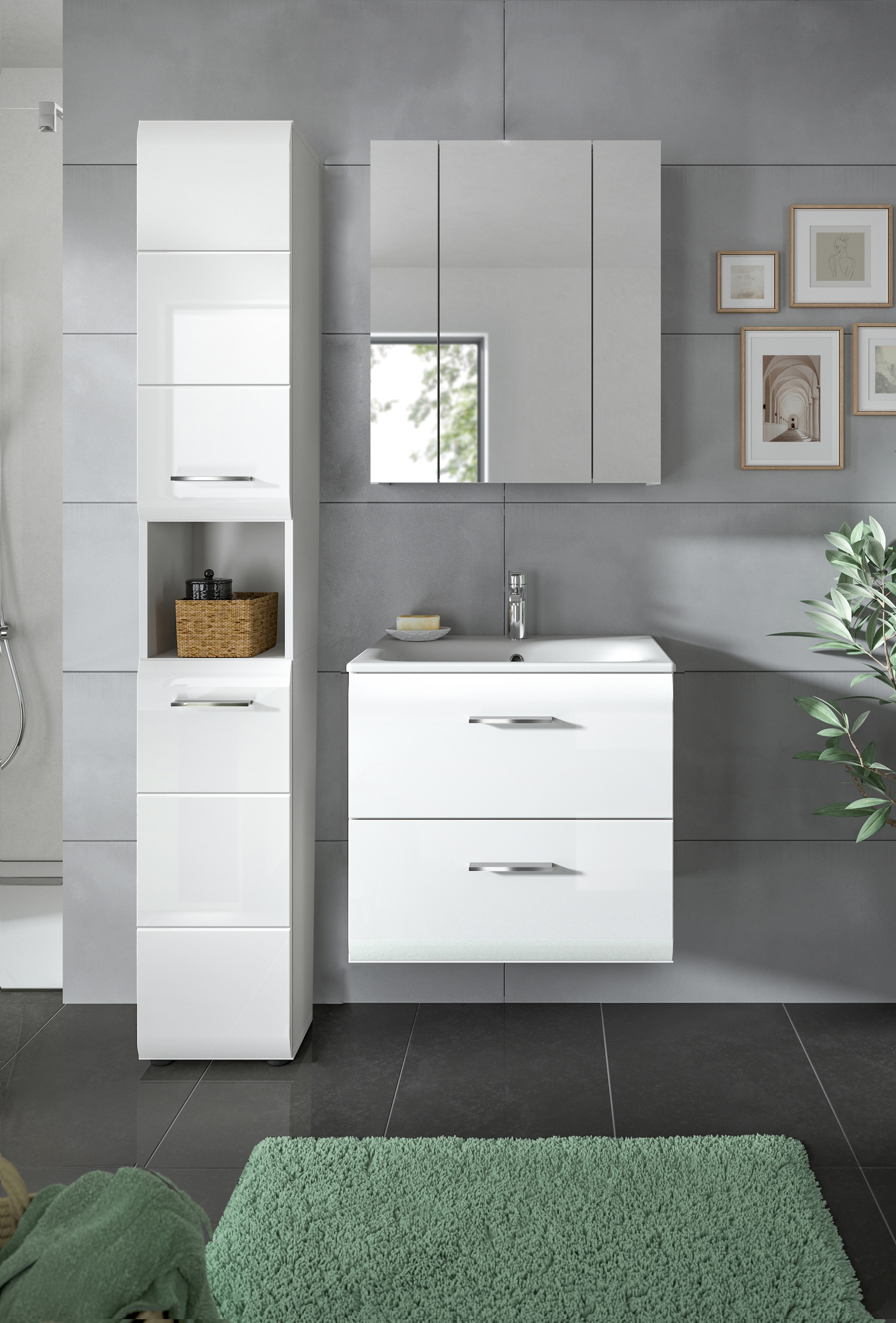 welltime Badezimmer-Set Set, 4 Stk. tlg.