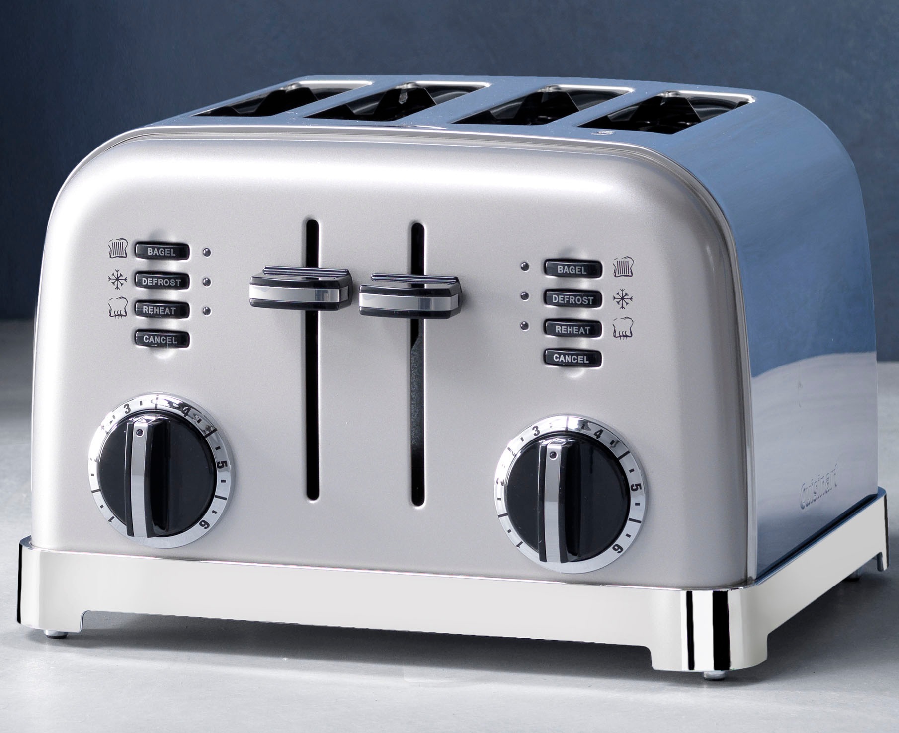 Cuisinart Toaster »CPT180SE«, 4 lange Schlitze, 1800 W, extra breite Toastschlitze, Retro Design