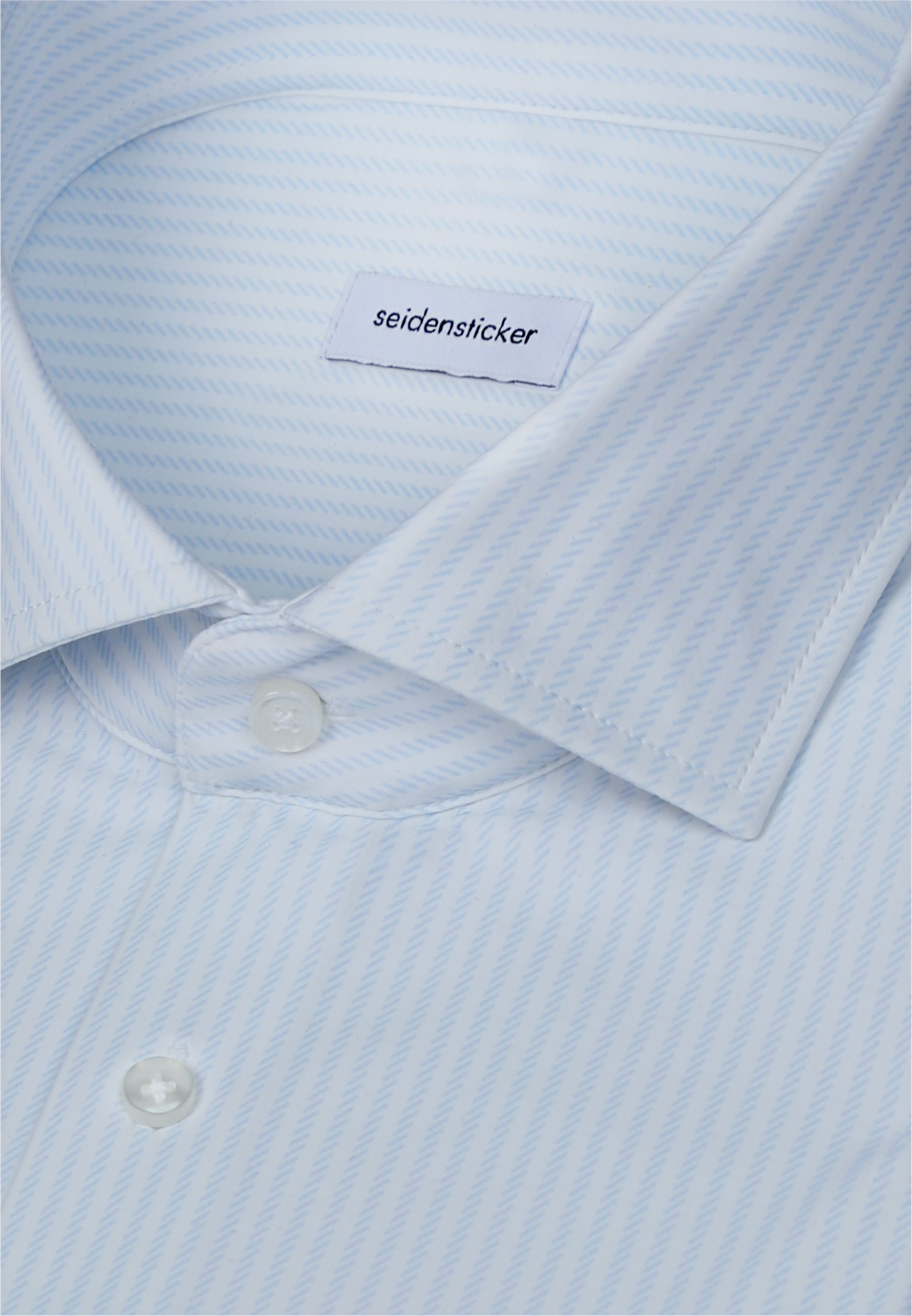seidensticker Businesshemd »Schwarze Rose« Slim 1/1 Kentkragen Druck