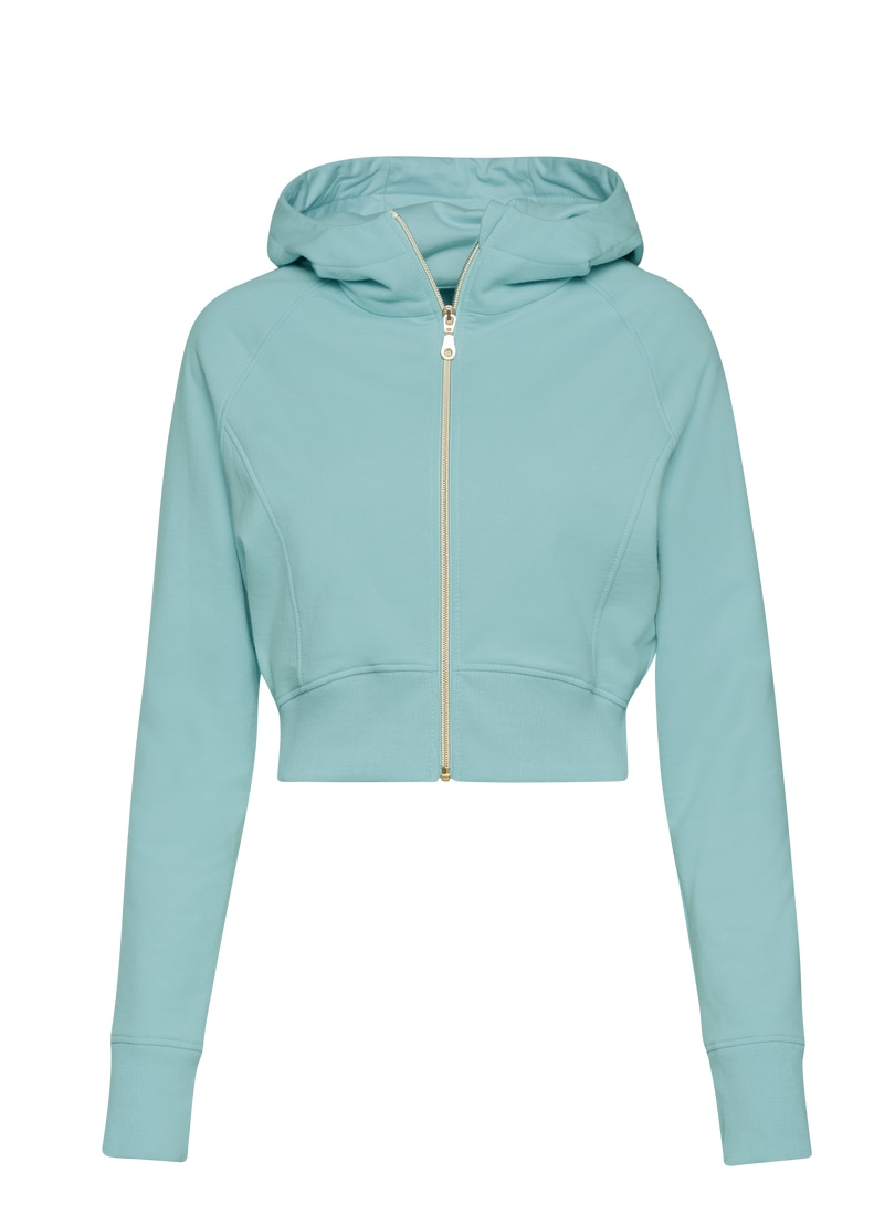 Trigema Sweatjacke »TRIGEMA Cropped Kapuzenjacke«
