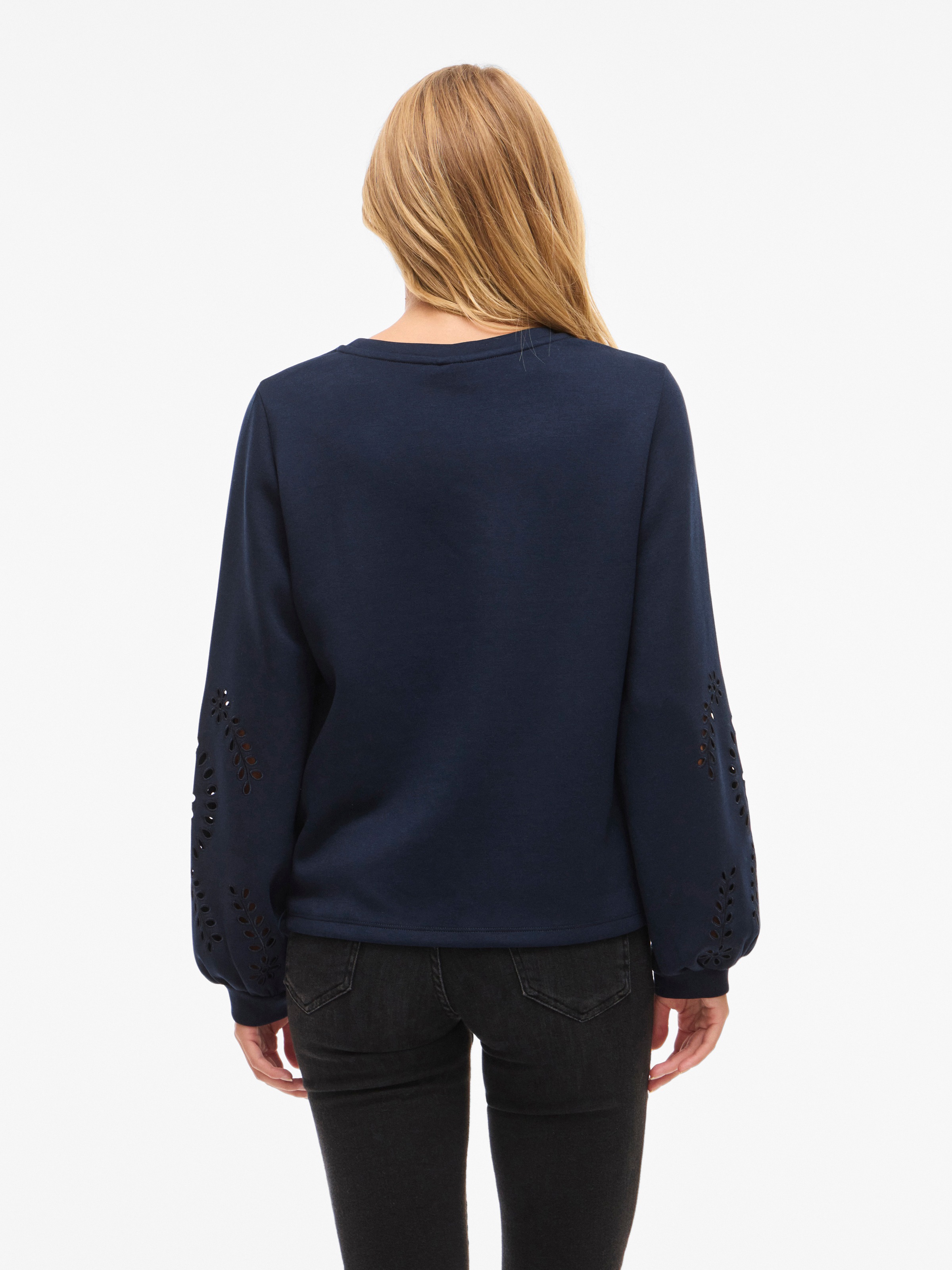 Vila Sweatshirt »VISANDY L/S DETAIL SWEAT TOP - NOOS«, Viskosemischung, regular fit
