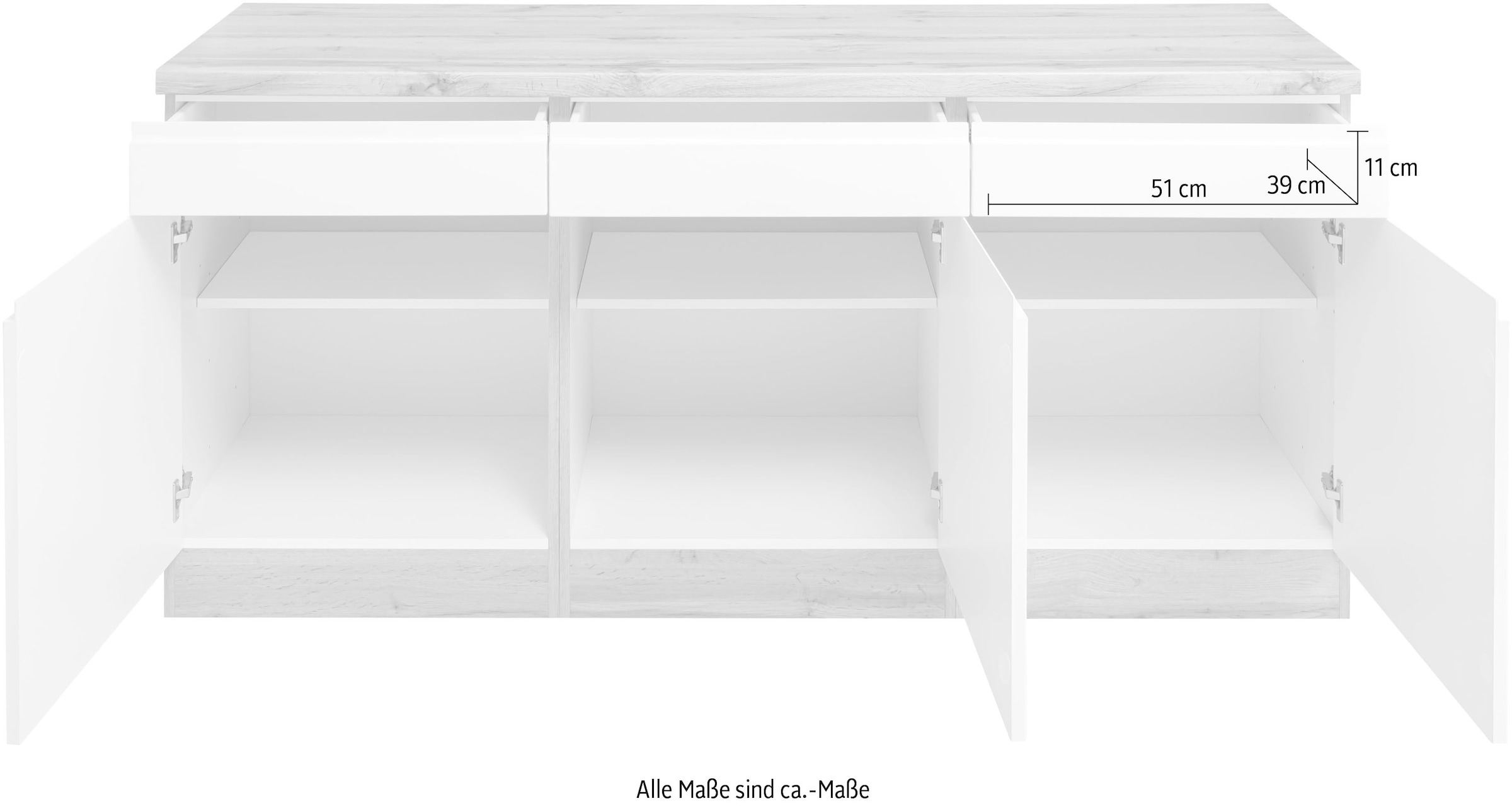 KOCHSTATION Unterschrank »KS-Bruneck«, >>Bruneck