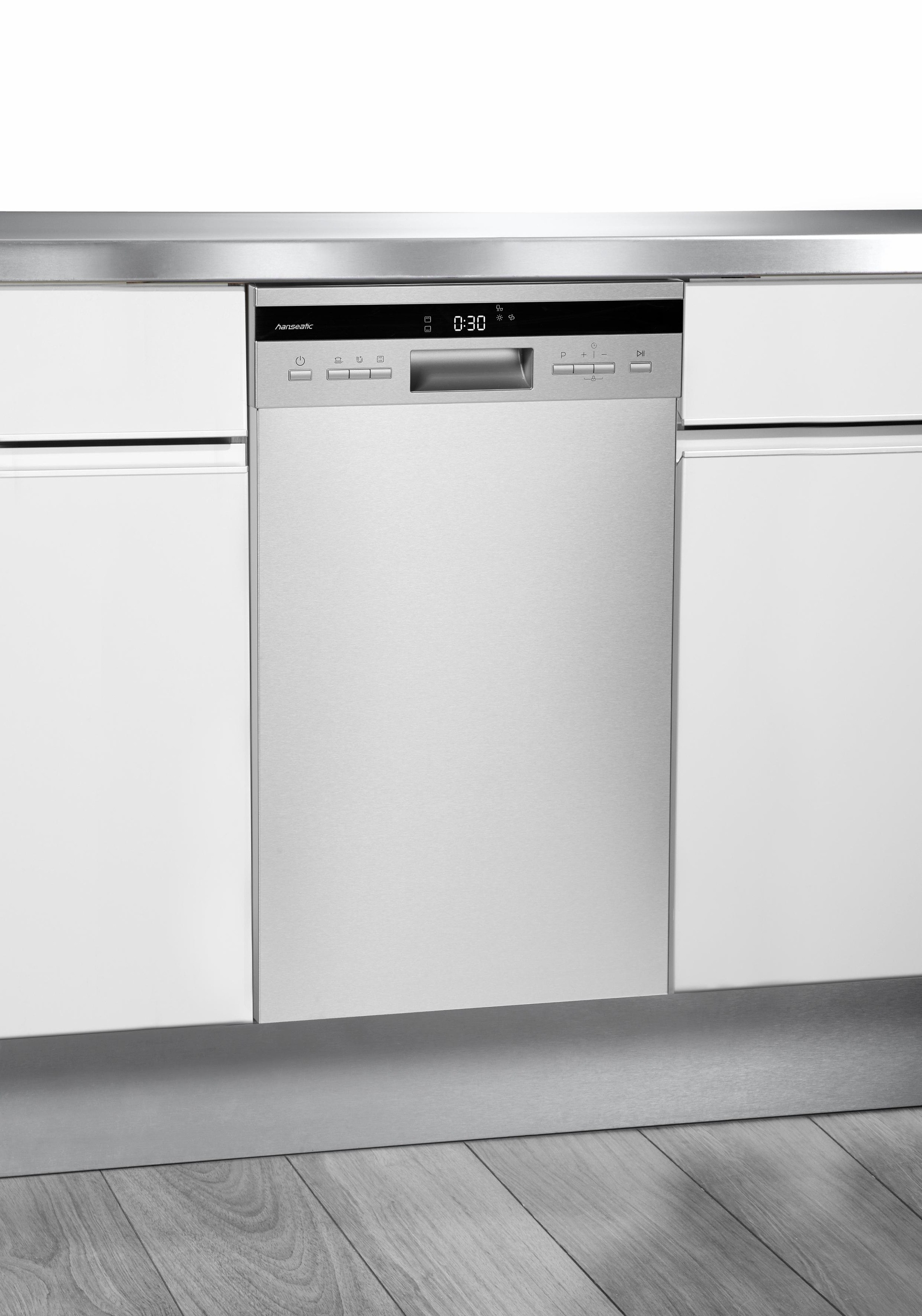 Unterbaugeschirrspüler, 8 Liter, 10 Maßgedecke