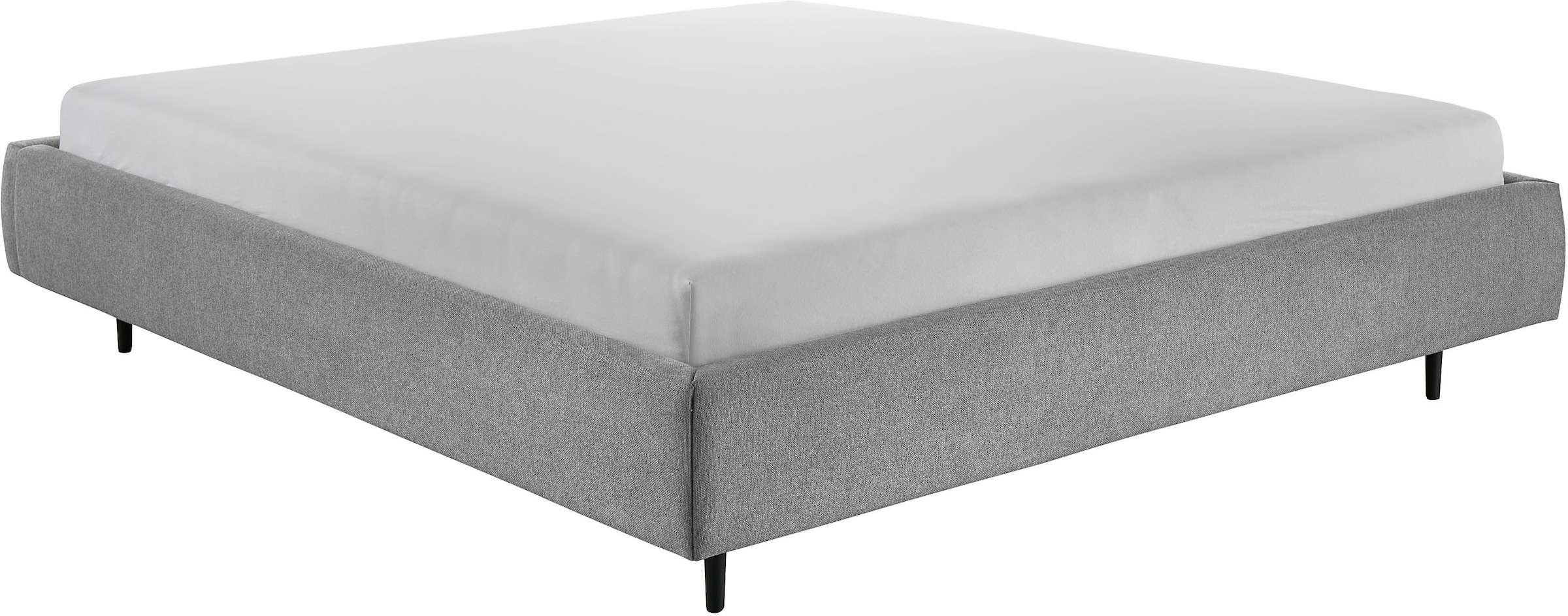 Home affaire Polsterbett »Lumira, rahmenhohes Design & wahweise Überlänge« inkl. 7-fache Einlegetiefenverstellung & saugroboterfreundliche Höhe