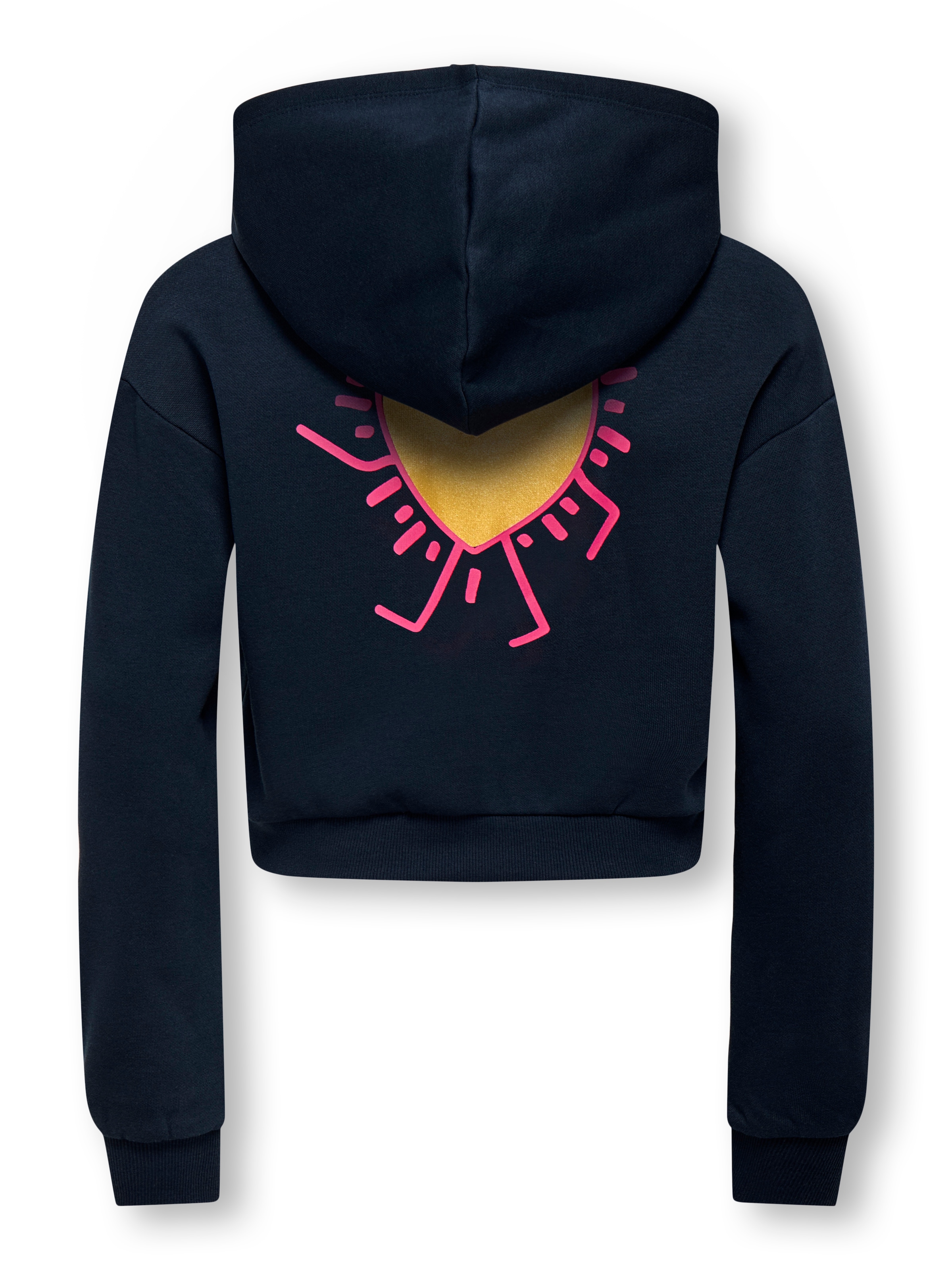 KIDS ONLY Kapuzensweatshirt »KOGCOOPER LIFE LOV E LS HOOD FR SWT«, Baumwollmischung, regular fit
