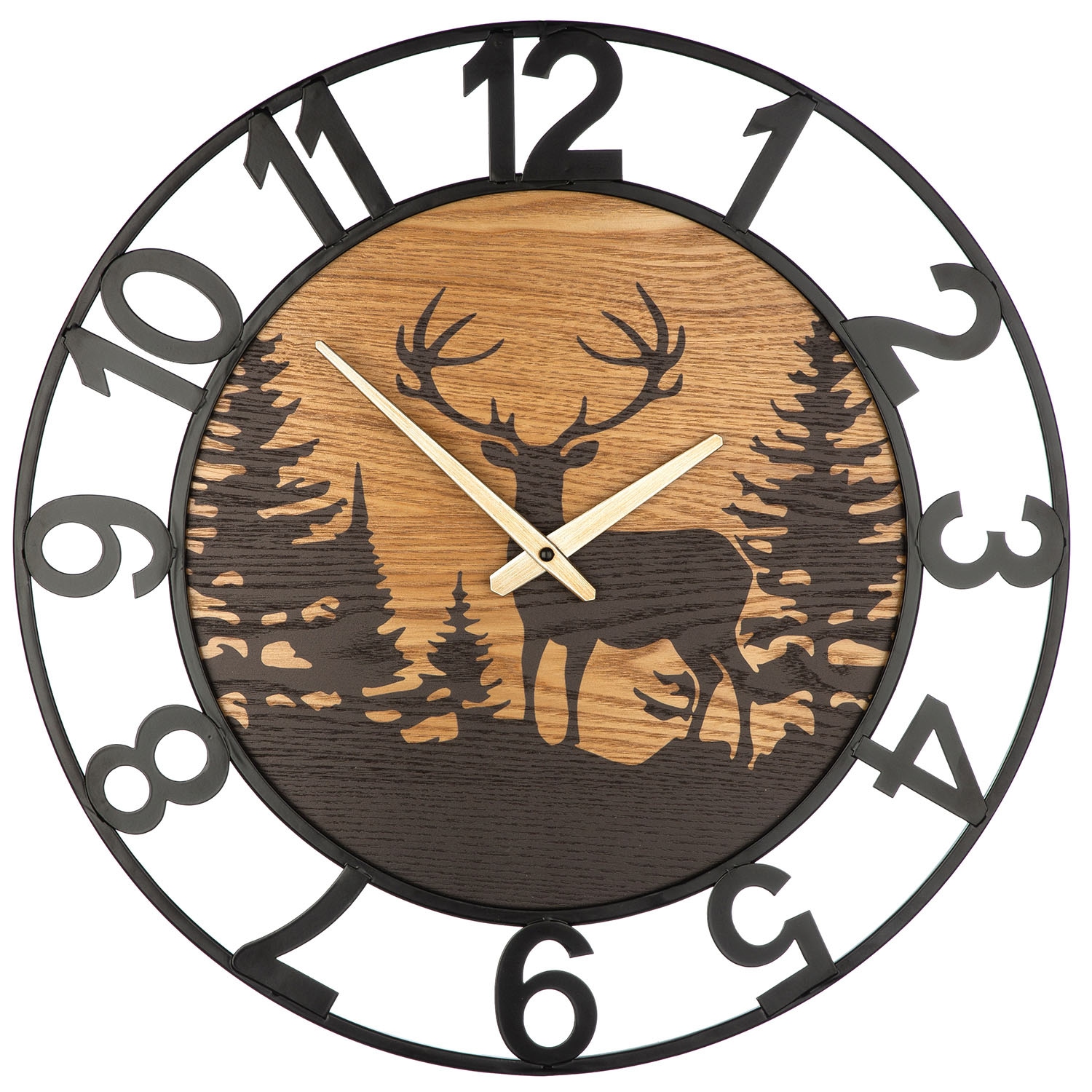 Casablanca by Gilde Wanduhr »Wanduhr Waldesruh/Lebensbaum«