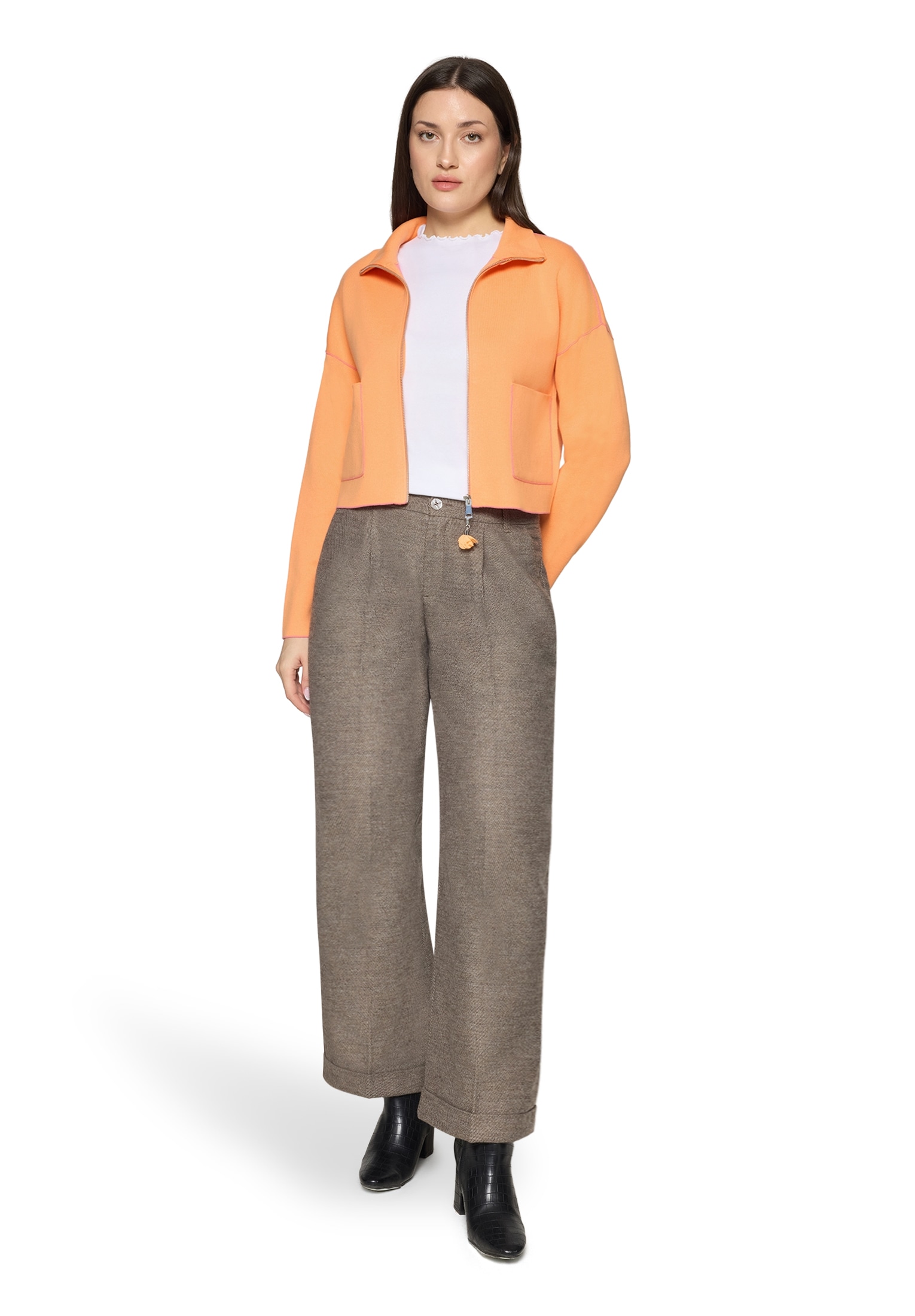 Cartoon Cardigan »Strick-Cardigan mit Stehkragen«