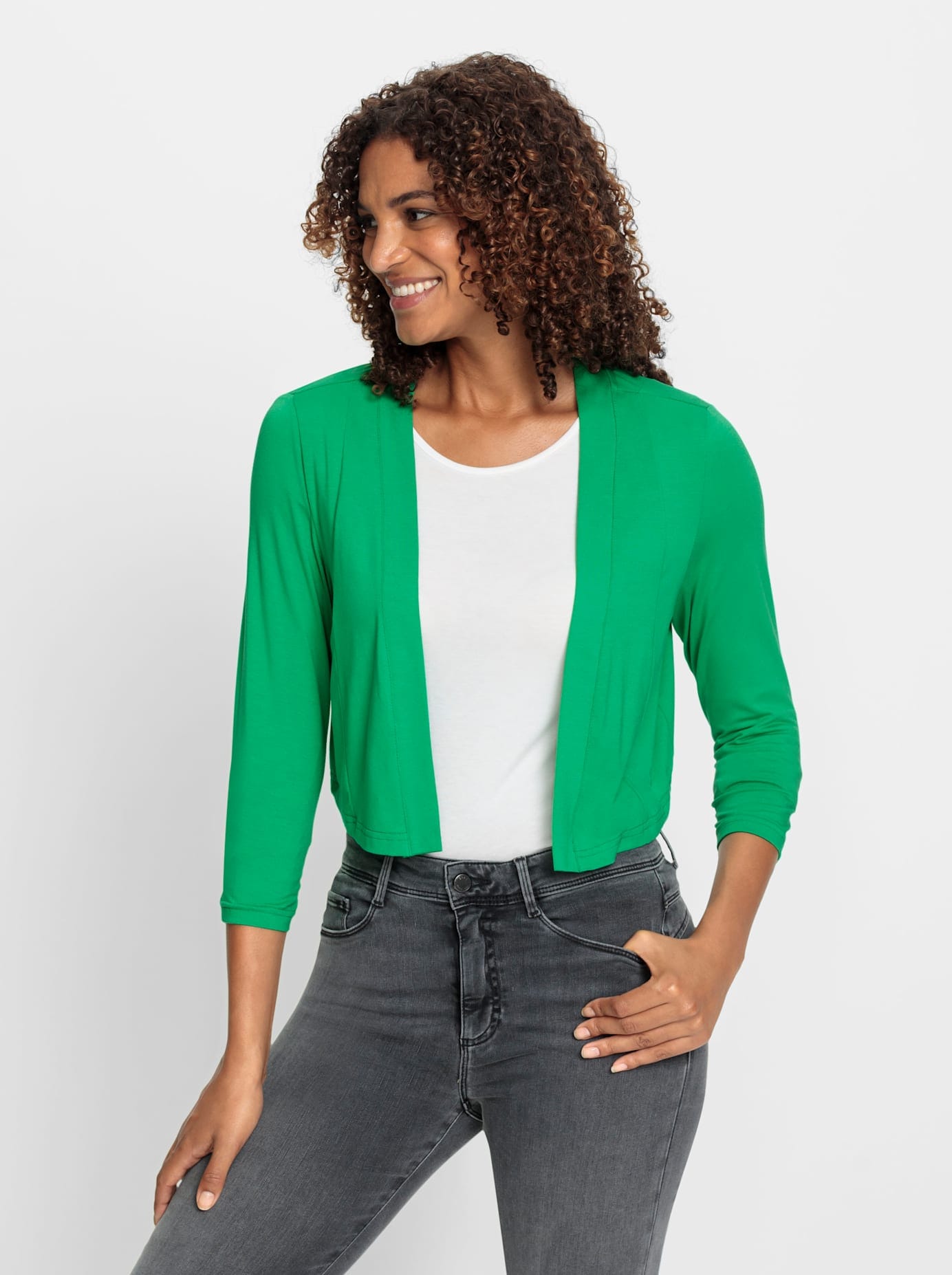 Casual Looks Shirtjacke »Bolero«, (1 tlg.)