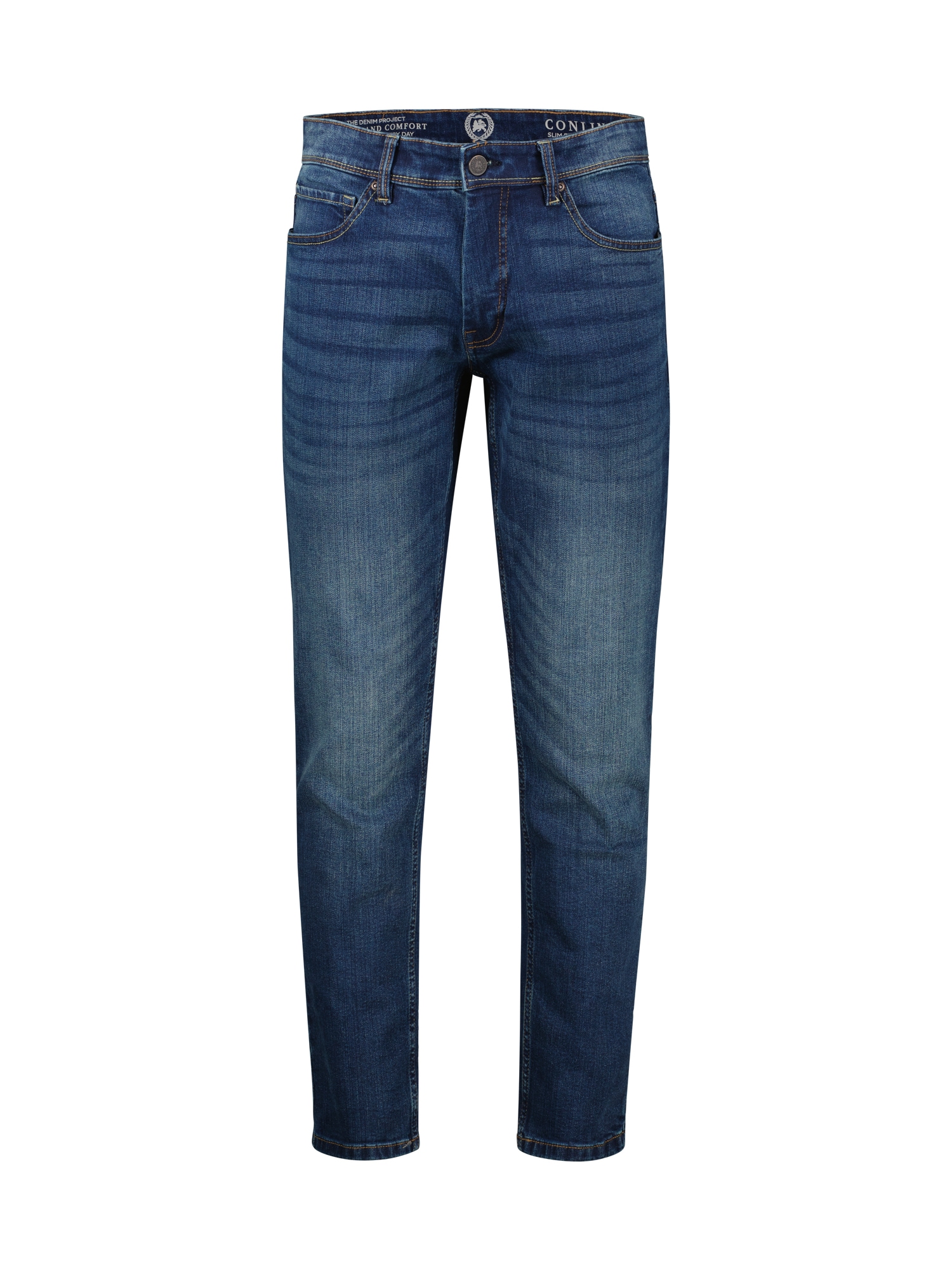 LERROS Slim-fit-Jeans »CONLIN 5-Pocket Stretch-Denim, SLIM FIT, unifarben«