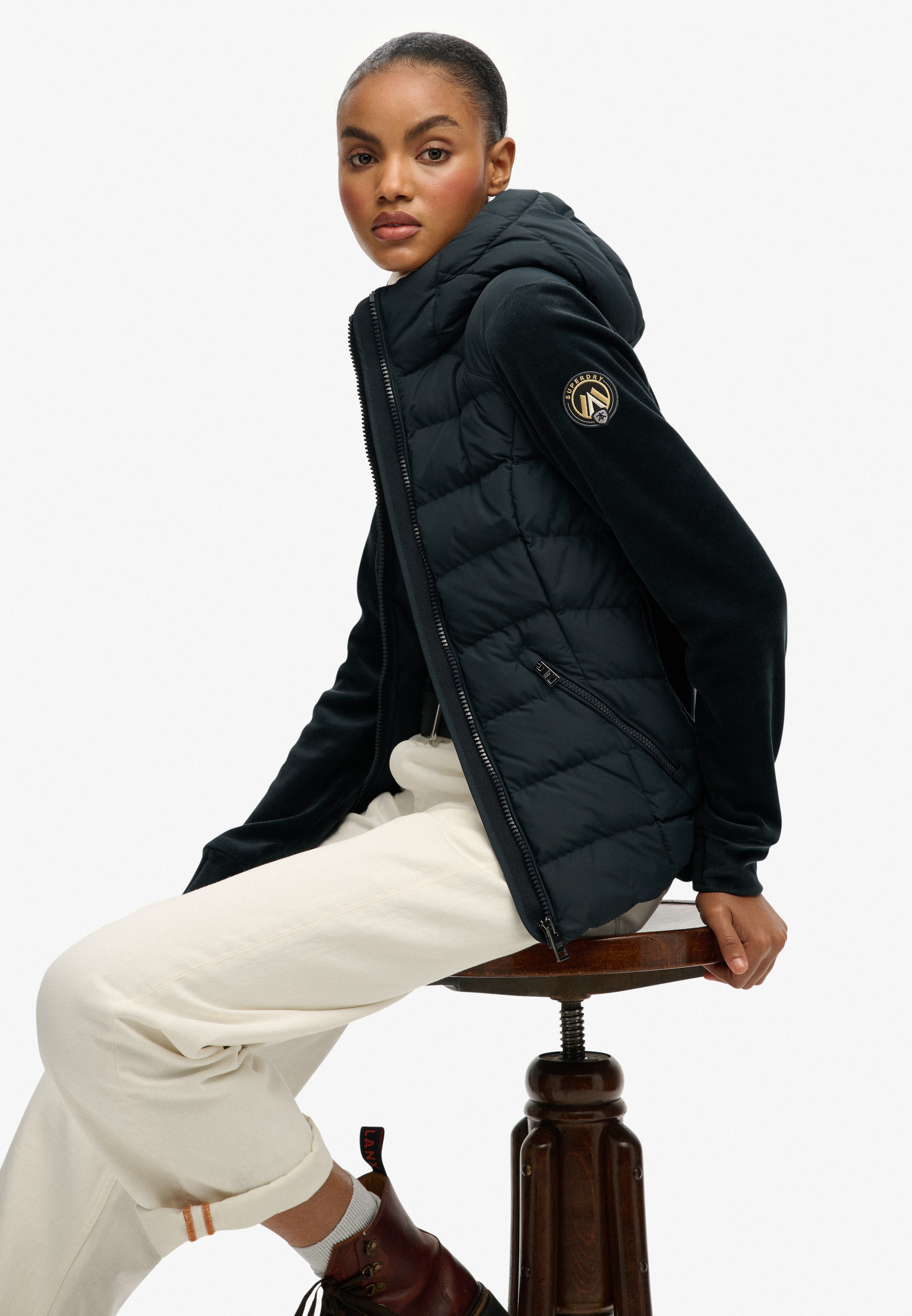 Superdry Steppjacke »HOODED FUJI STORM JACKET«, mit Kapuze