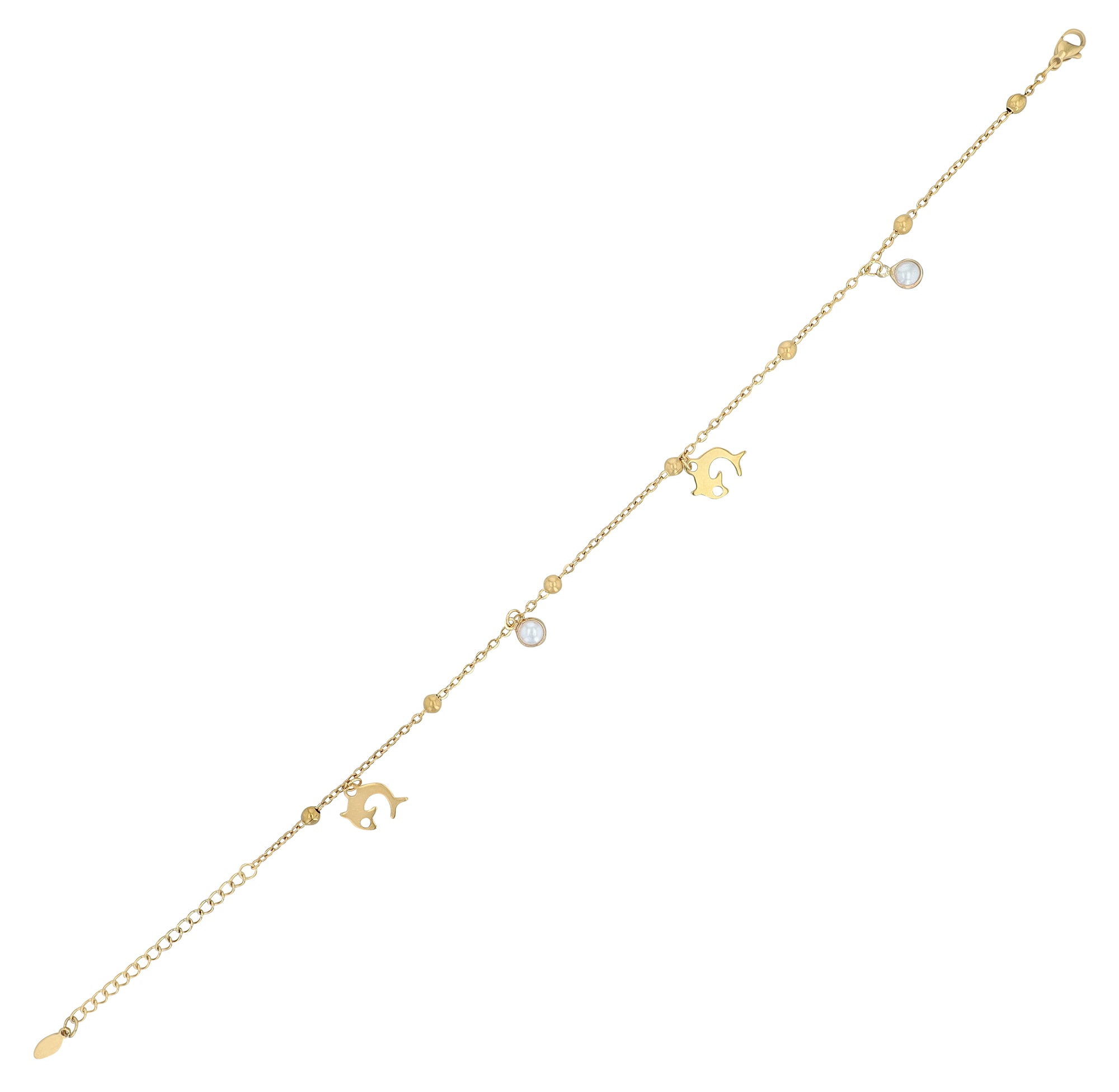 Adelia´s Kettenanhänger »Damen Anhänger aus Edelstahl mit Perle«