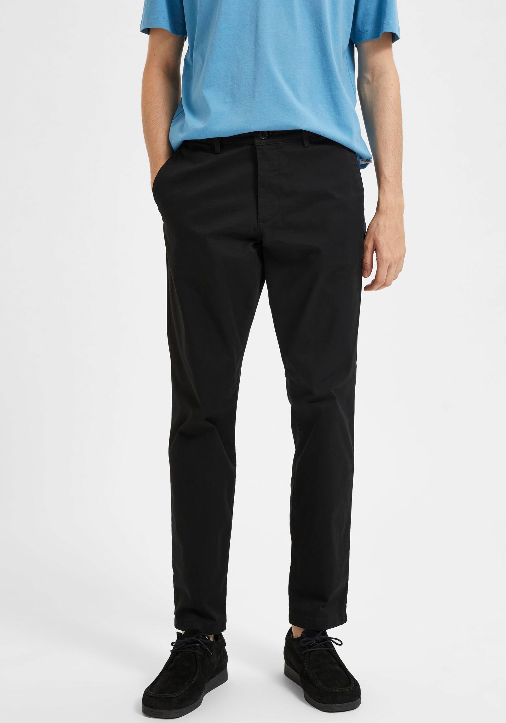 Chinohose »SLH175-SLIM NEW MILES FLEX PANT NOOS«