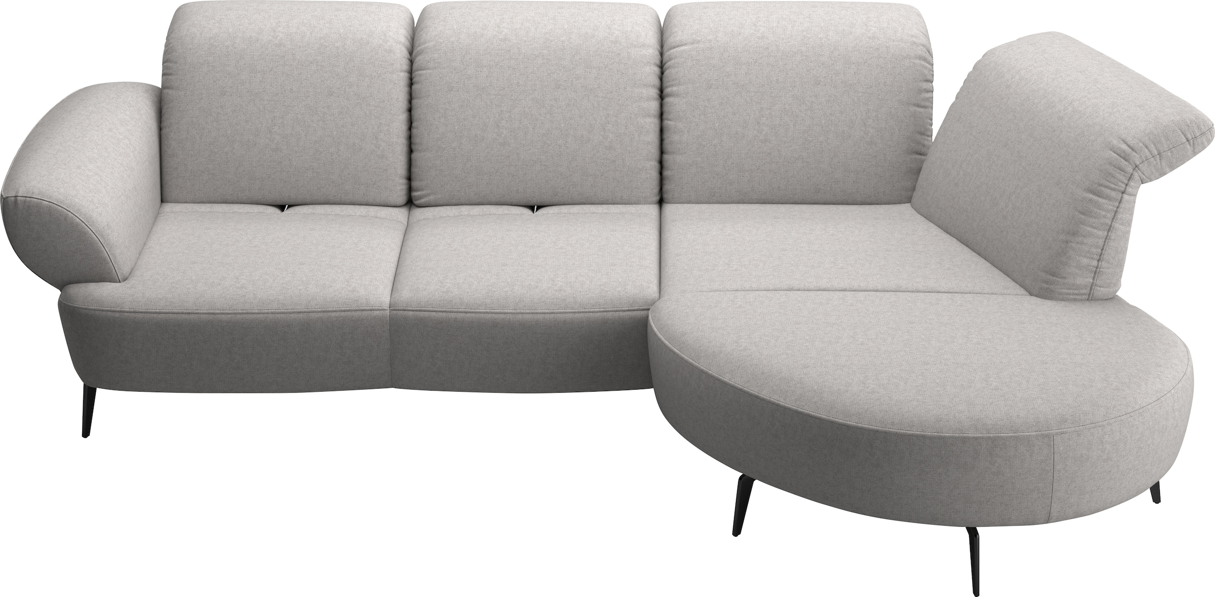 sit&more Ecksofa »Dance, L-Form, inkl. Sitztiefenverstellung« inkl. Click&Seat, optional mit Kopfteilverstellung