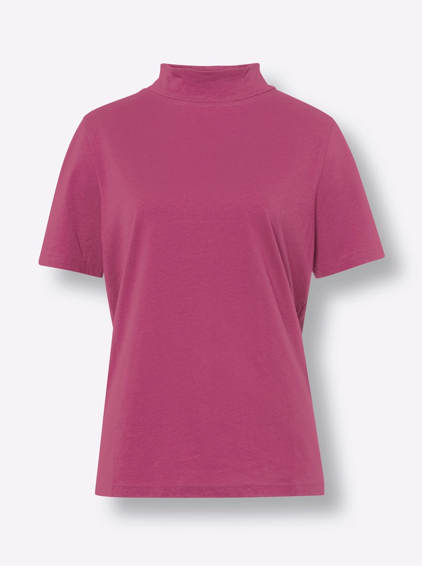 Classic Basics Stehkragenshirt »Kurzarm-Shirt«, (1 tlg.)