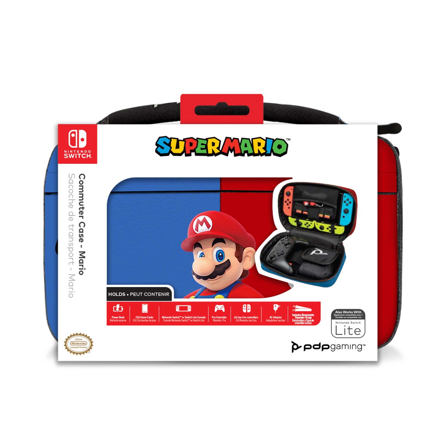 PDP - Performance Designed Products Spielekonsolen-Tasche »PDP Tasche Elite Commuter  Mario Edition Switch«