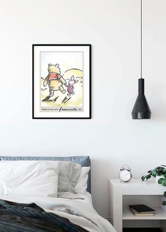 Komar Bild »Winnie the Pooh Today« Disney 1 Stk. tlg. Wandbild zur Dekoration im Kinderzimmer - ohne Rahmen
