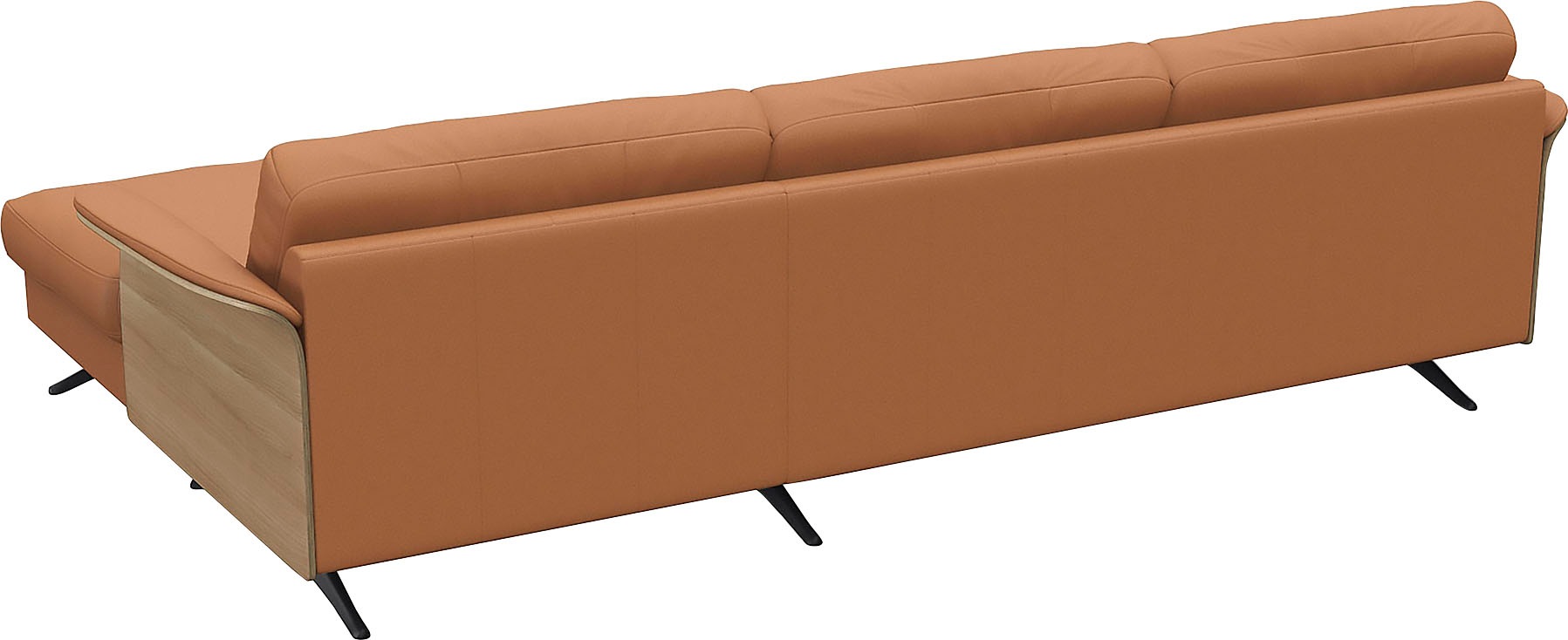 FLEXLUX Ecksofa »Glow, super bequem durch hochwertigem Sitzaufbau mit Federkern, L-Form«, Modernes skandinavisches Design