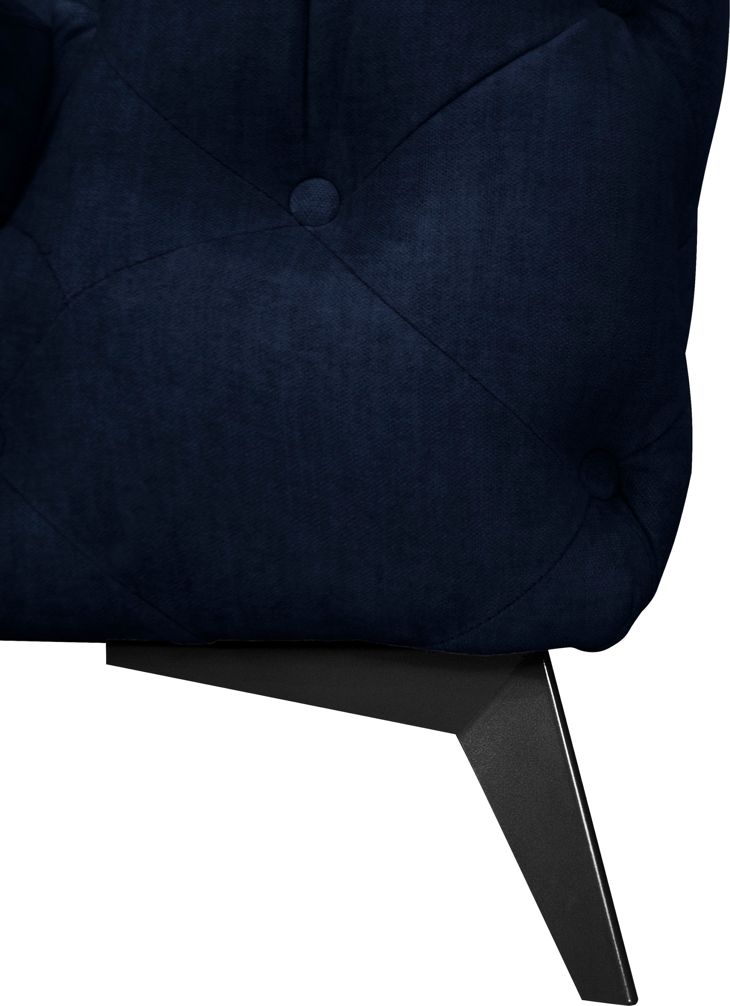 Leonique Chesterfield-Sessel »Glynis Sessel«, aufwändige Knopfheftung, moderne Chesterfield Optik, Fußfarbe wählbar