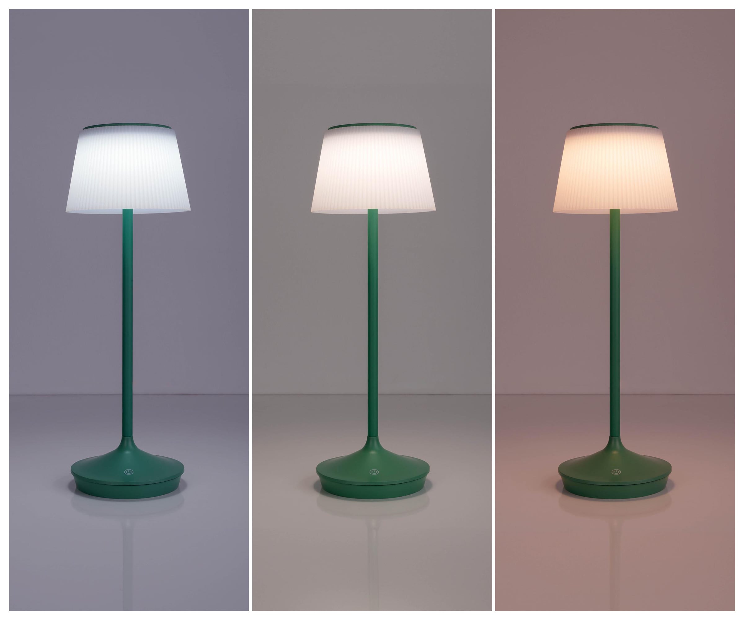 näve LED Tischleuchte »Solarleuchte / Akkuleuchte "EMMI"«, 1 flammig, Leuchtmittel LED-Modul | LED fest integriert, Solarbetrieb, Akkubetrieb, CCT, Berührungssensor, Akkutischleuchte