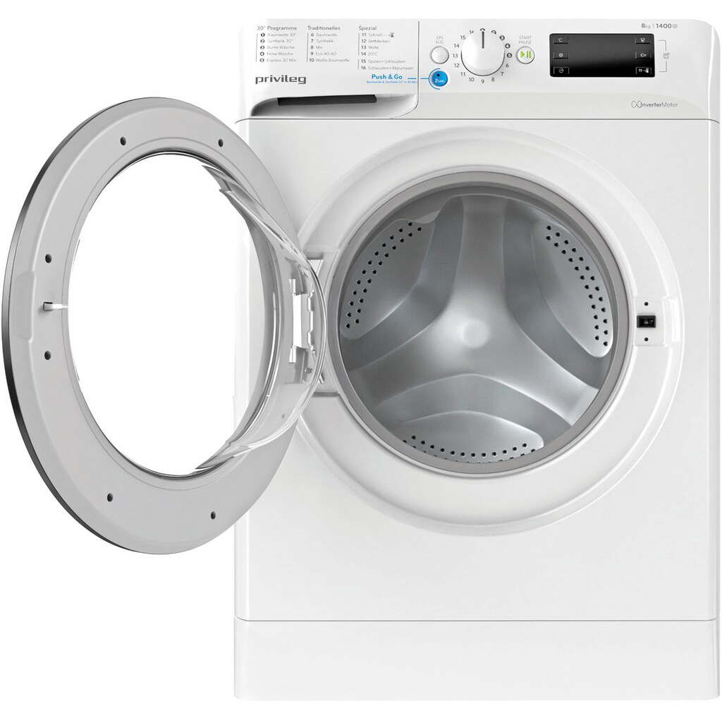 Privileg Family Edition Waschmaschine, PWF X 873 N, 8 kg, 1400 U/min, 50 Monate Herstellergarantie