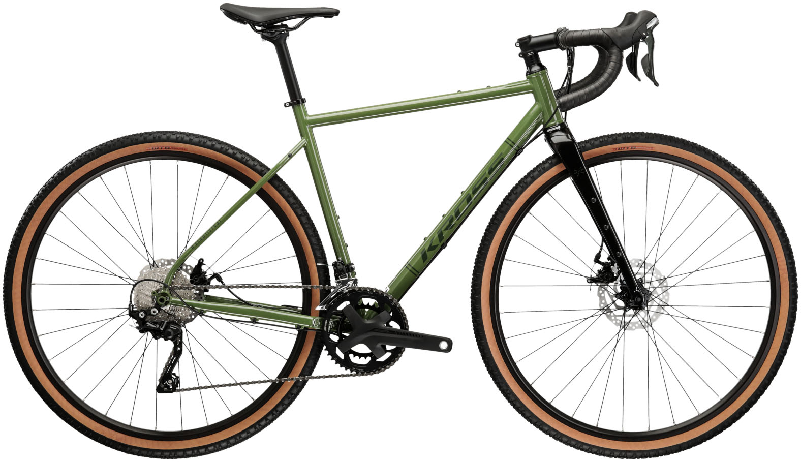 Kross Gravelbike »KROSS Gravelbike Esker 4.0 28" grün« 20 Gang Shimano GRX RX400 Schaltwerk Kettenschaltung in grün, Größe 28 Zoll (71,12 cm)...