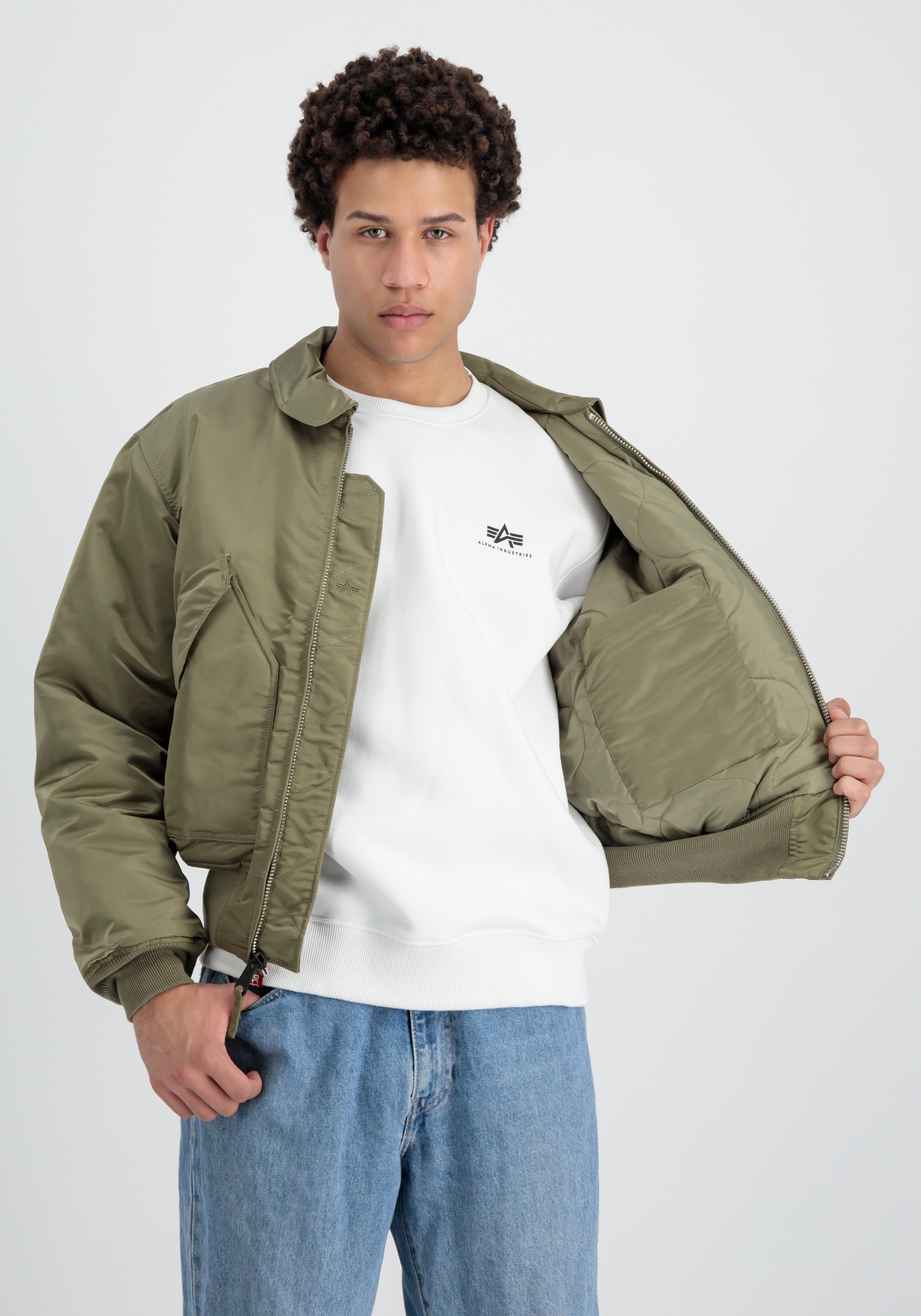 Alpha Industries Bomberjacke »Alpha Industries Men - Bomber Jackets CWU 45 (HERITAGE)«