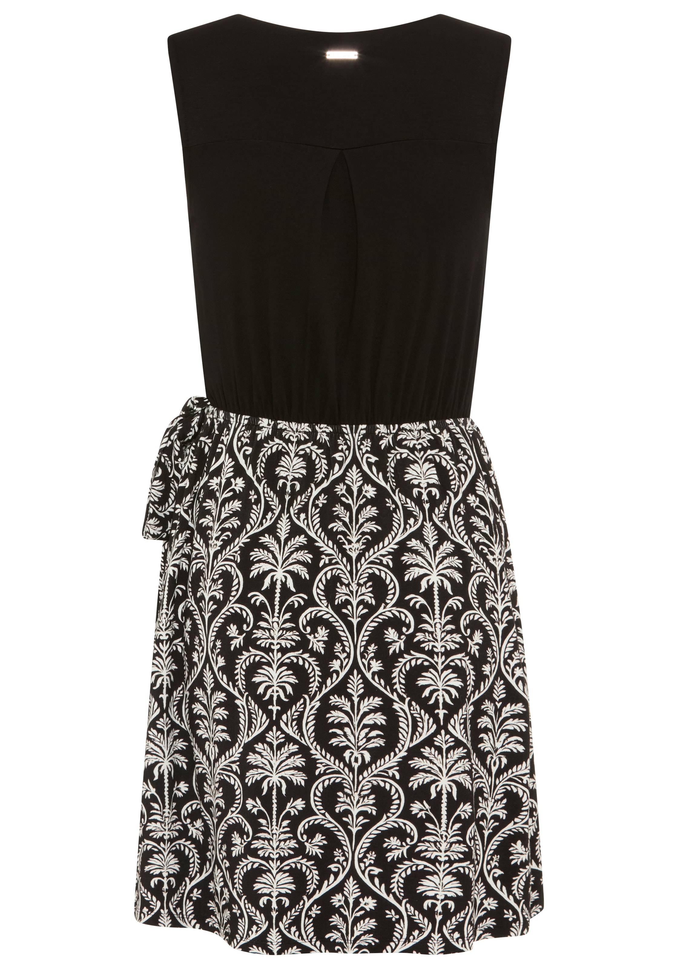 Bruno Banani Sommerkleid aus Viskose und Elasthan, gemustert