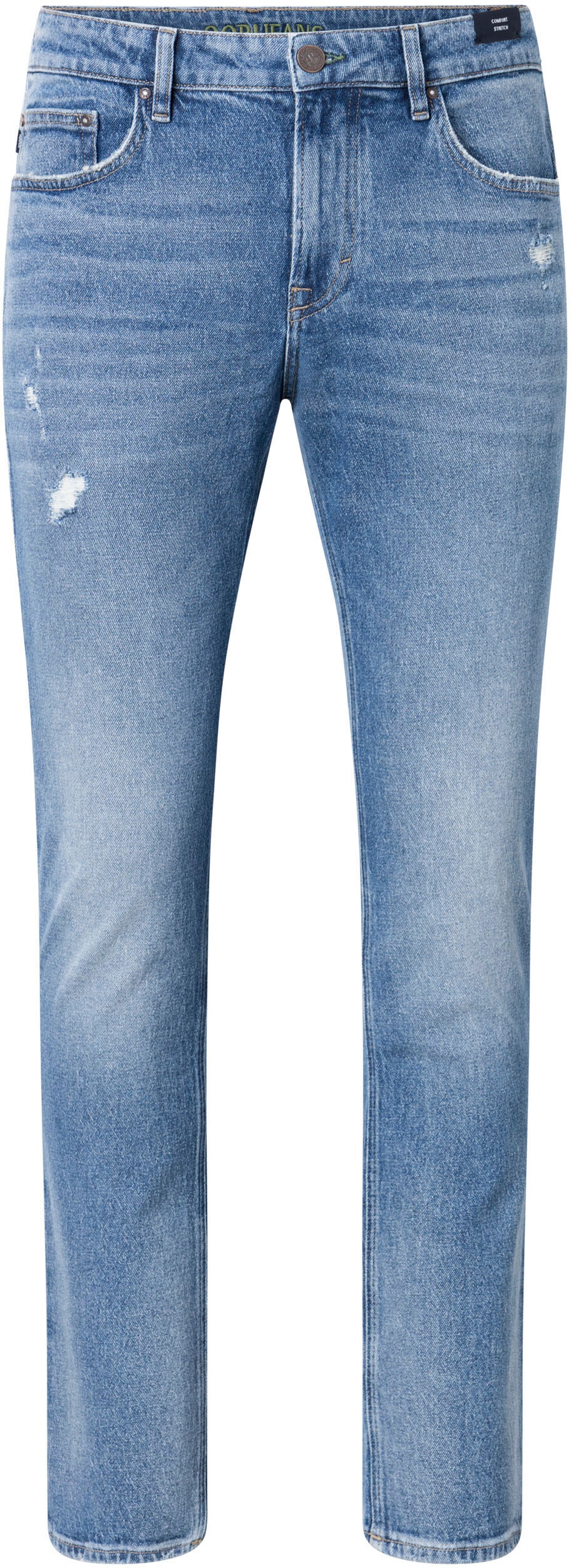 Straight-Jeans »Mitch«, mit 3D-Logo auf Badge