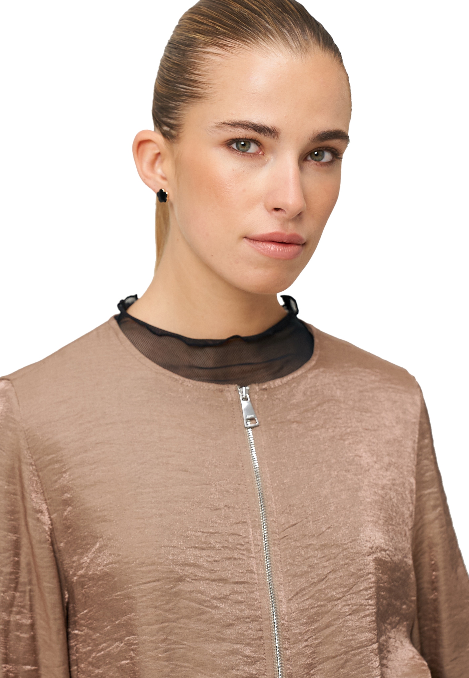 Zero Jackenblazer »Jacke mit Knittereffekt«