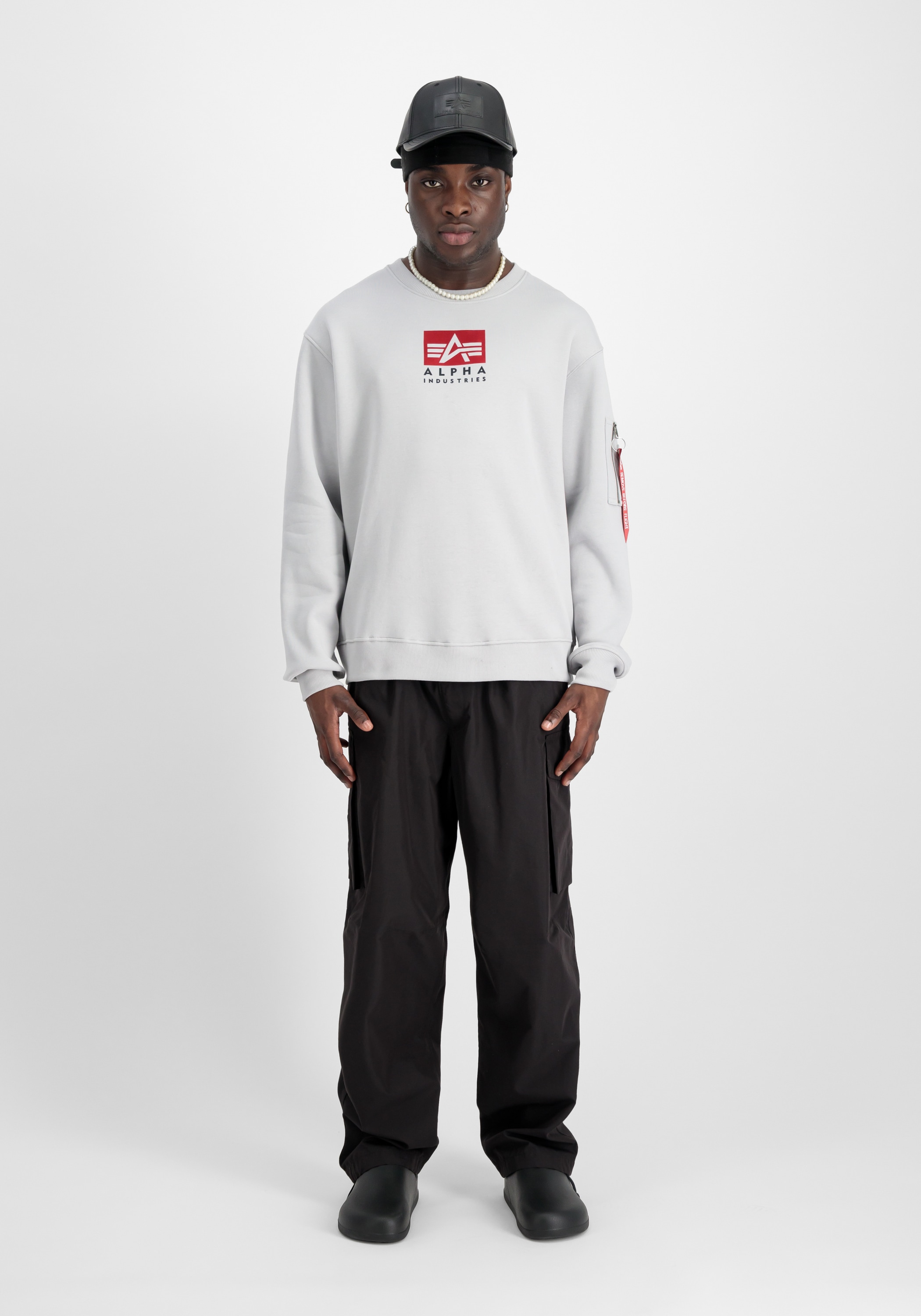 Alpha Industries Sweater »Satin Logo Sweatshirt«
