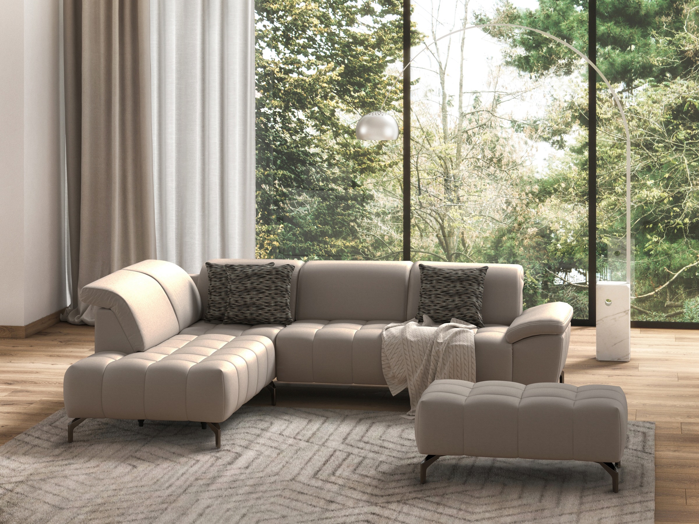 sit&more Hocker »Cool«, mit schwarzen Füßen