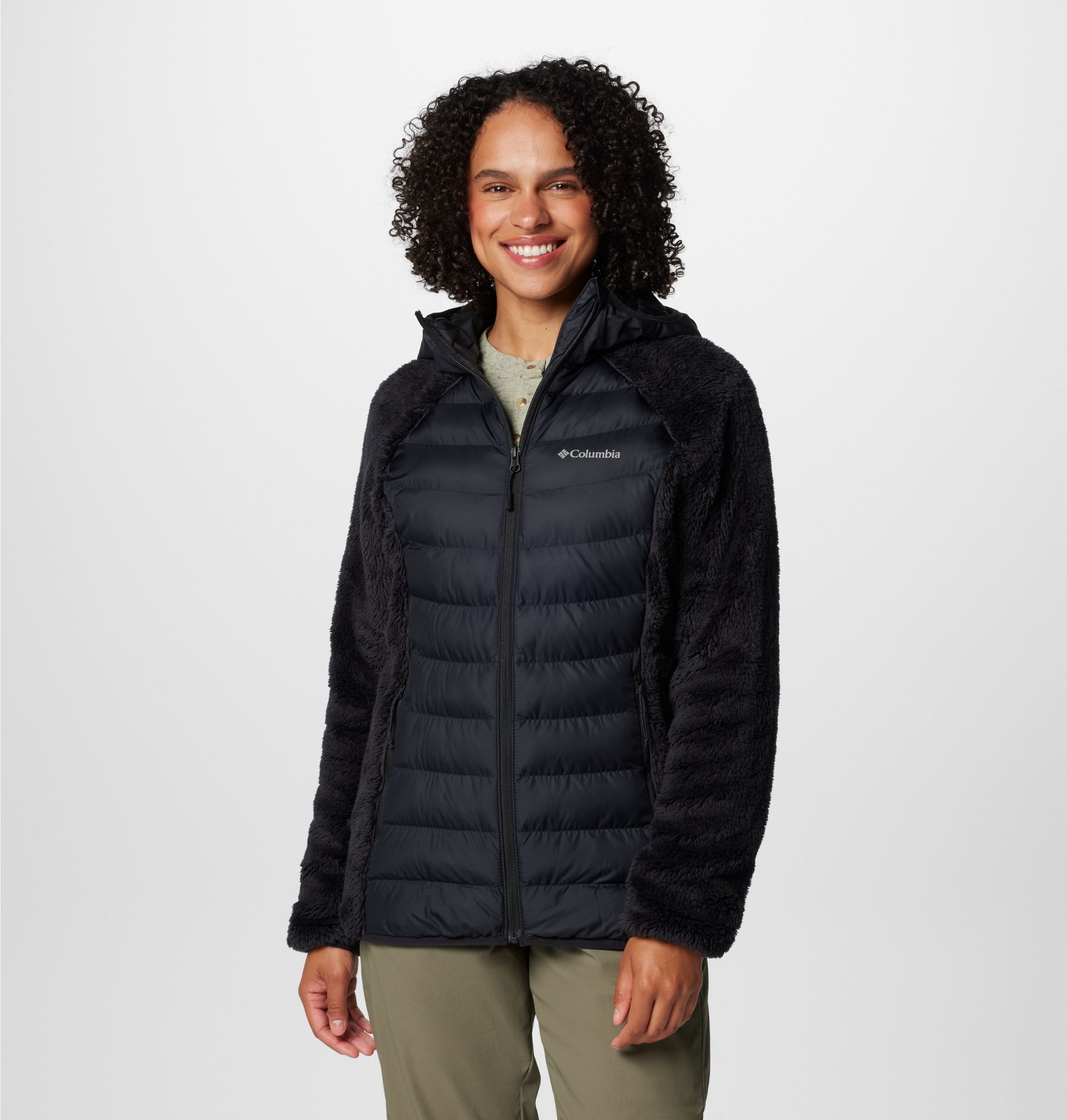 Columbia Hybridjacke »Powder Lite™ II Sherpa Hybrid Jacket«, mit Kapuze
