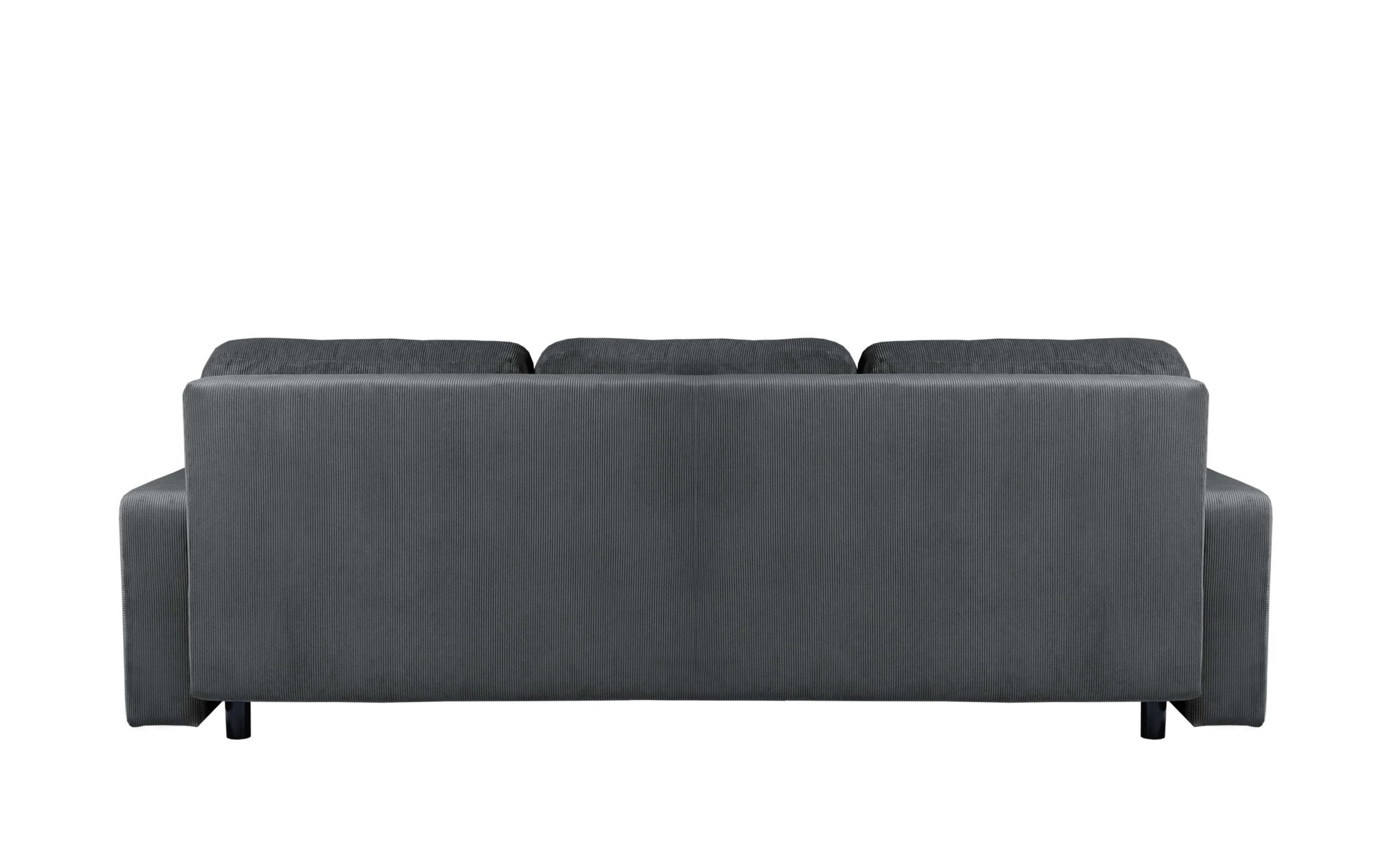 INOSIGN 3-Sitzer »SHERIDIAN Schlafsofa mit Bettkasten, in Feincord & Velvet«, mit Wellenunterfederung, moderne Bezüge, B/H/T 225/94/80