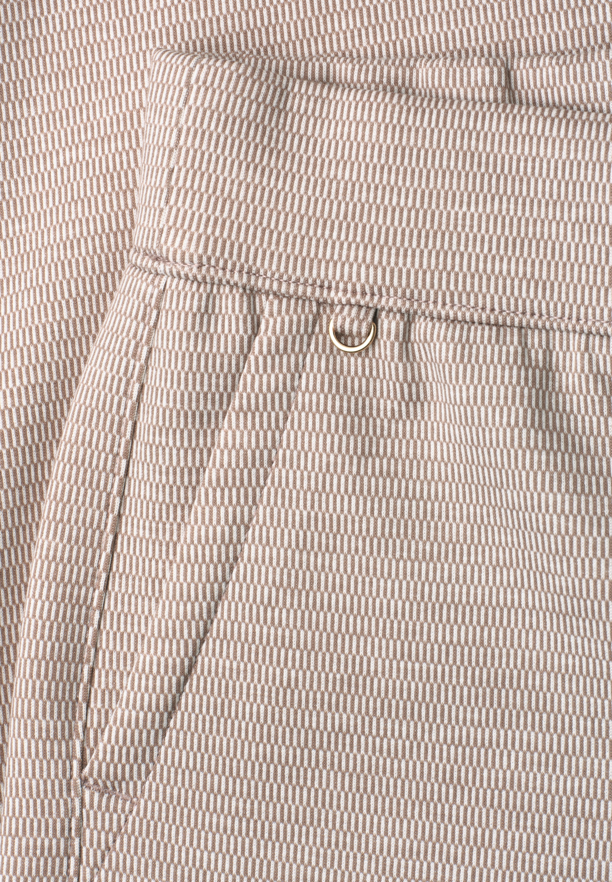 STREET ONE Culotte  Stoffhose aus Jersey mit Jacquard Dessin