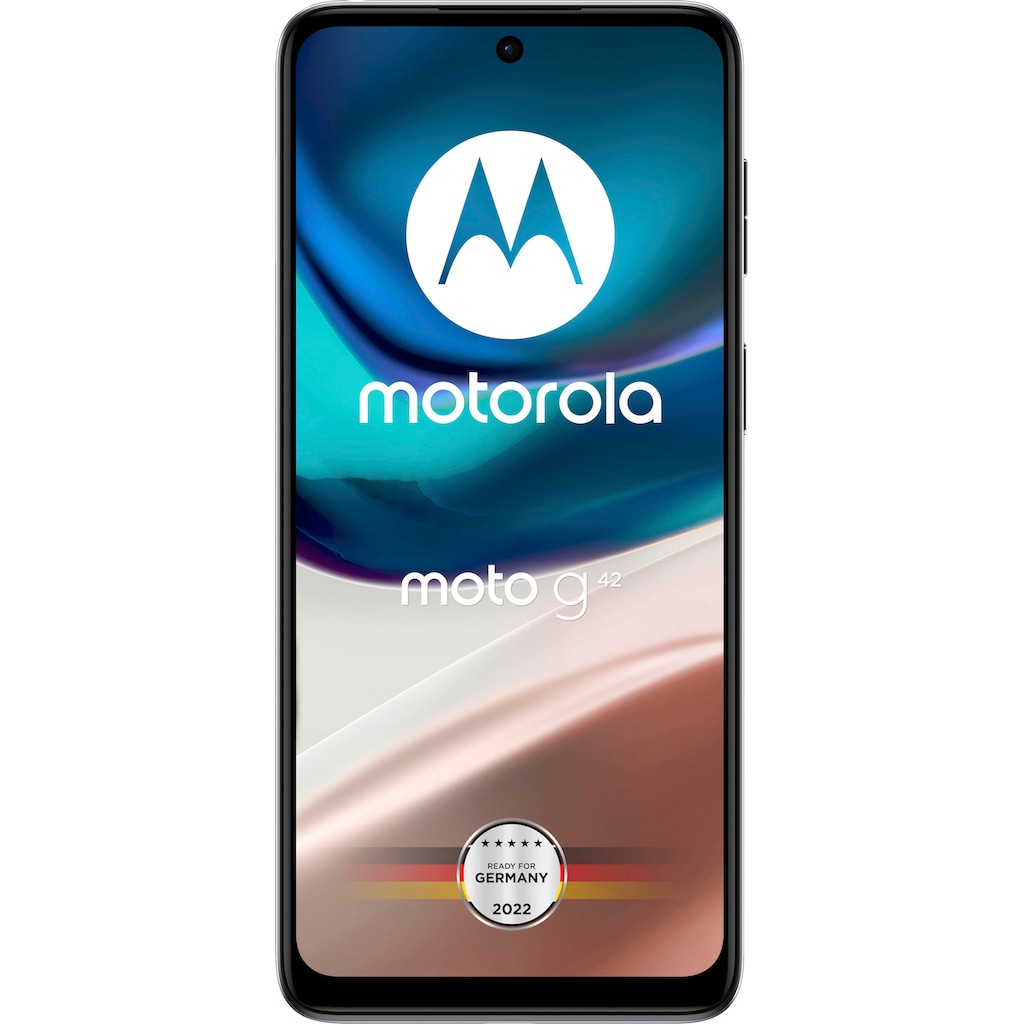 Motorola Smartphone »g42«, Metallic rose, 16,33 cm/6,43 Zoll, 64 GB Speicherplatz, 50 MP Kamera