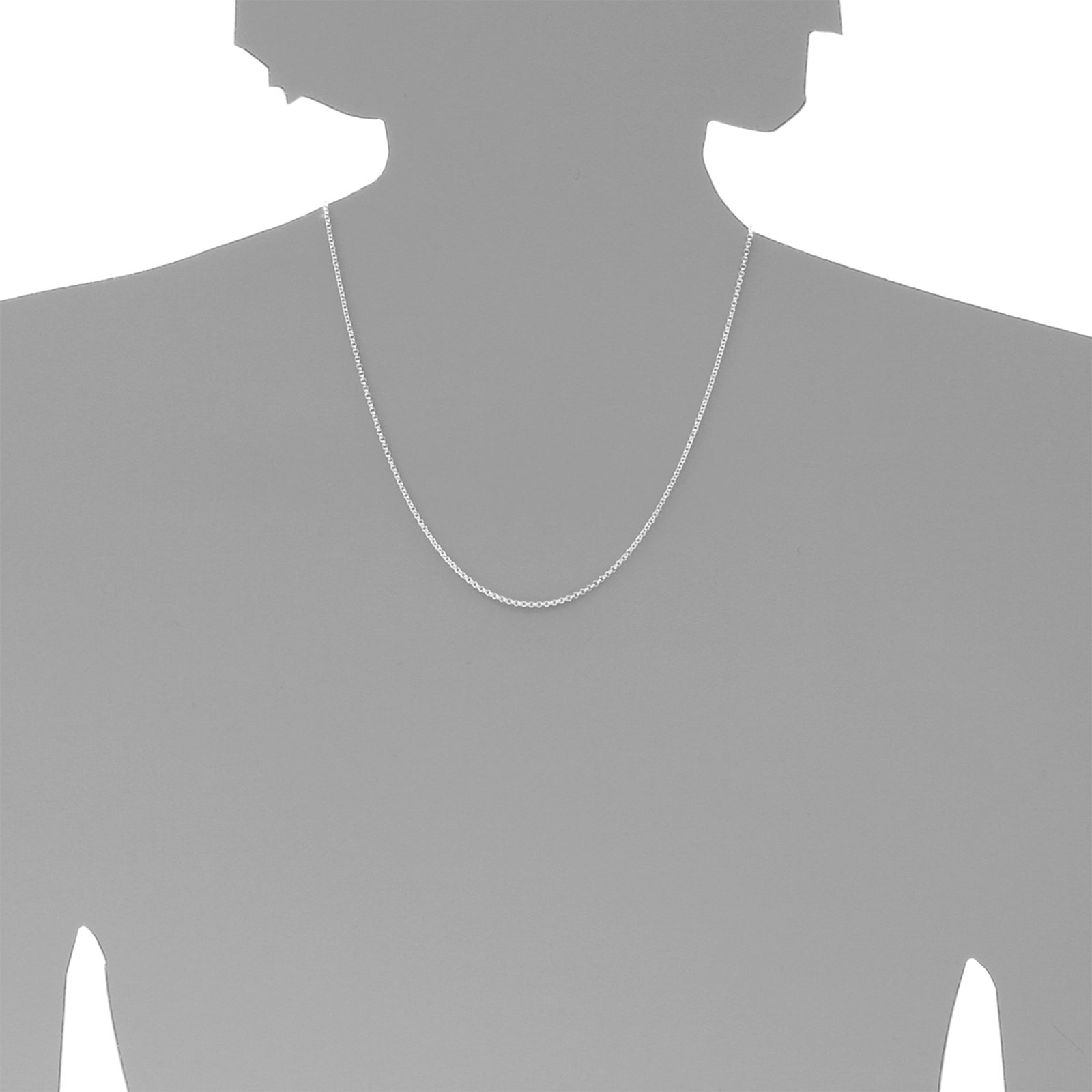 OSTSEE-SCHMUCK Silberkette »- Erbs 1,8 mm - Silber 925/000 -,«