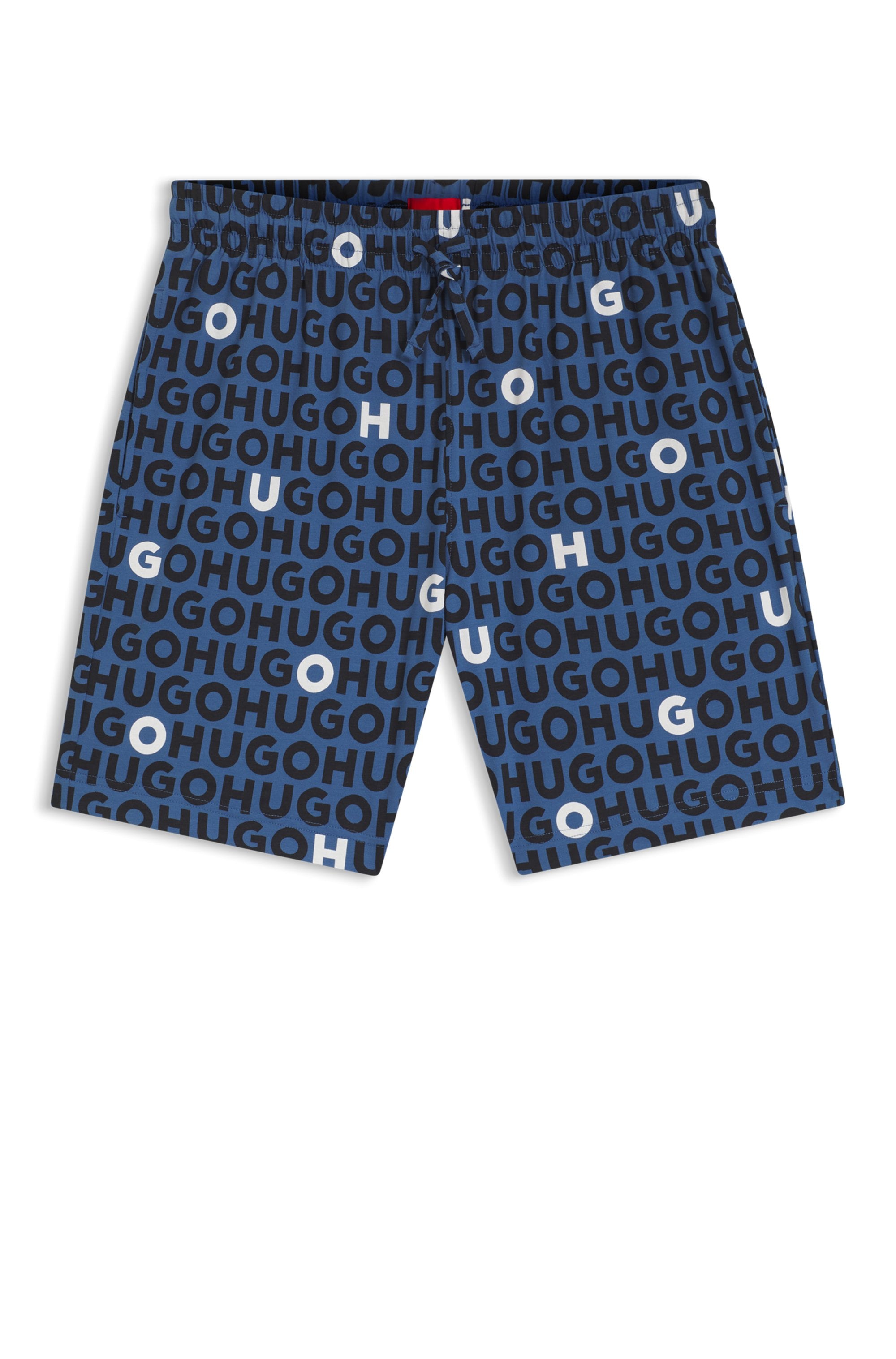 HUGO Underwear Schlafshorts »TORTUGA«  Allover Print, Straight, elastischer Bund