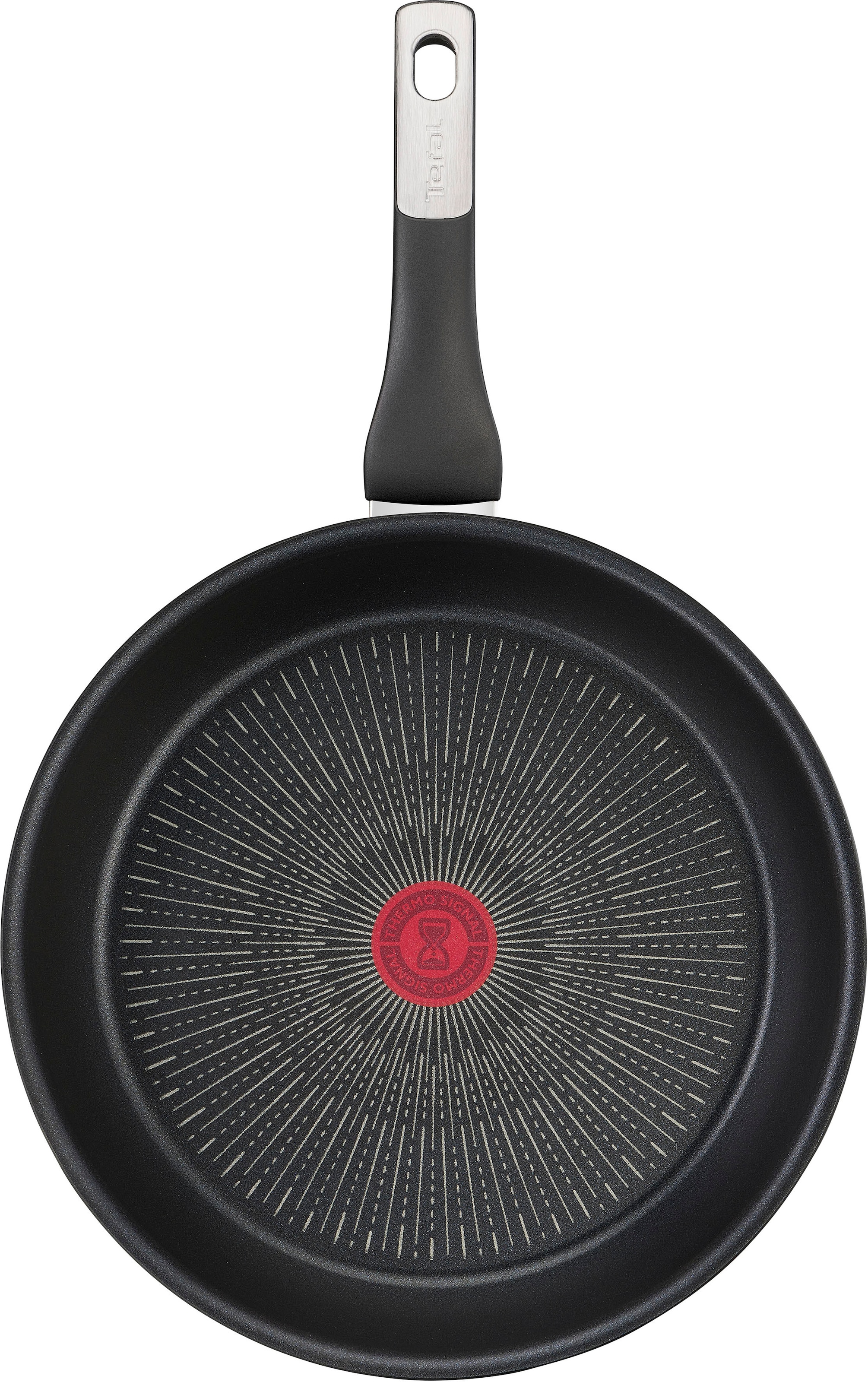 Tefal Bratpfanne »Unlimited«, Aluminium, (1 tlg.), kratzfest, Induktionspfanne, Temperaturanzeiger, Made In France