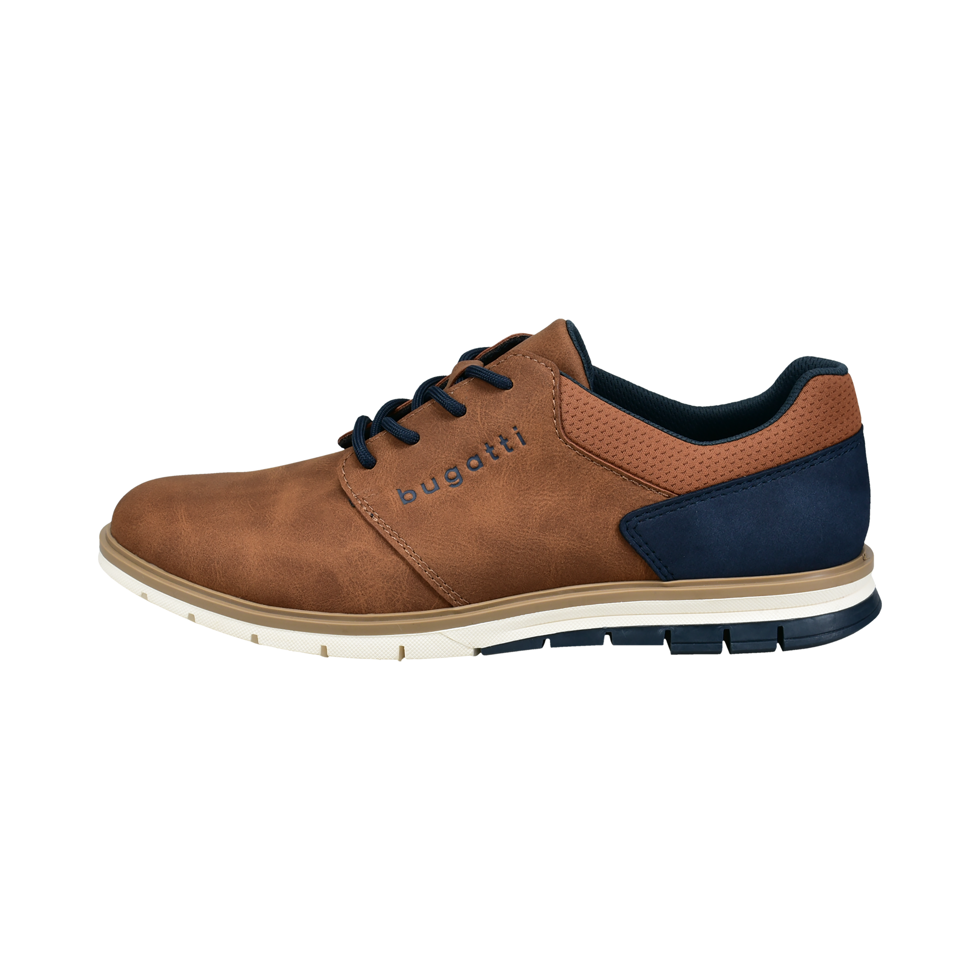 bugatti Schnürschuh  , Freizeitschuh, Halbschuh, Schnürschuh mit seitlicher Logoprägung