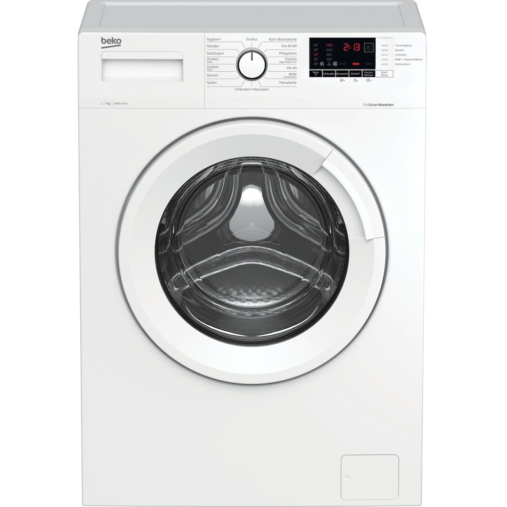 BEKO Waschmaschine »WML71433NRS1«, WML71433NRS1, 7 kg, 1400 U/min