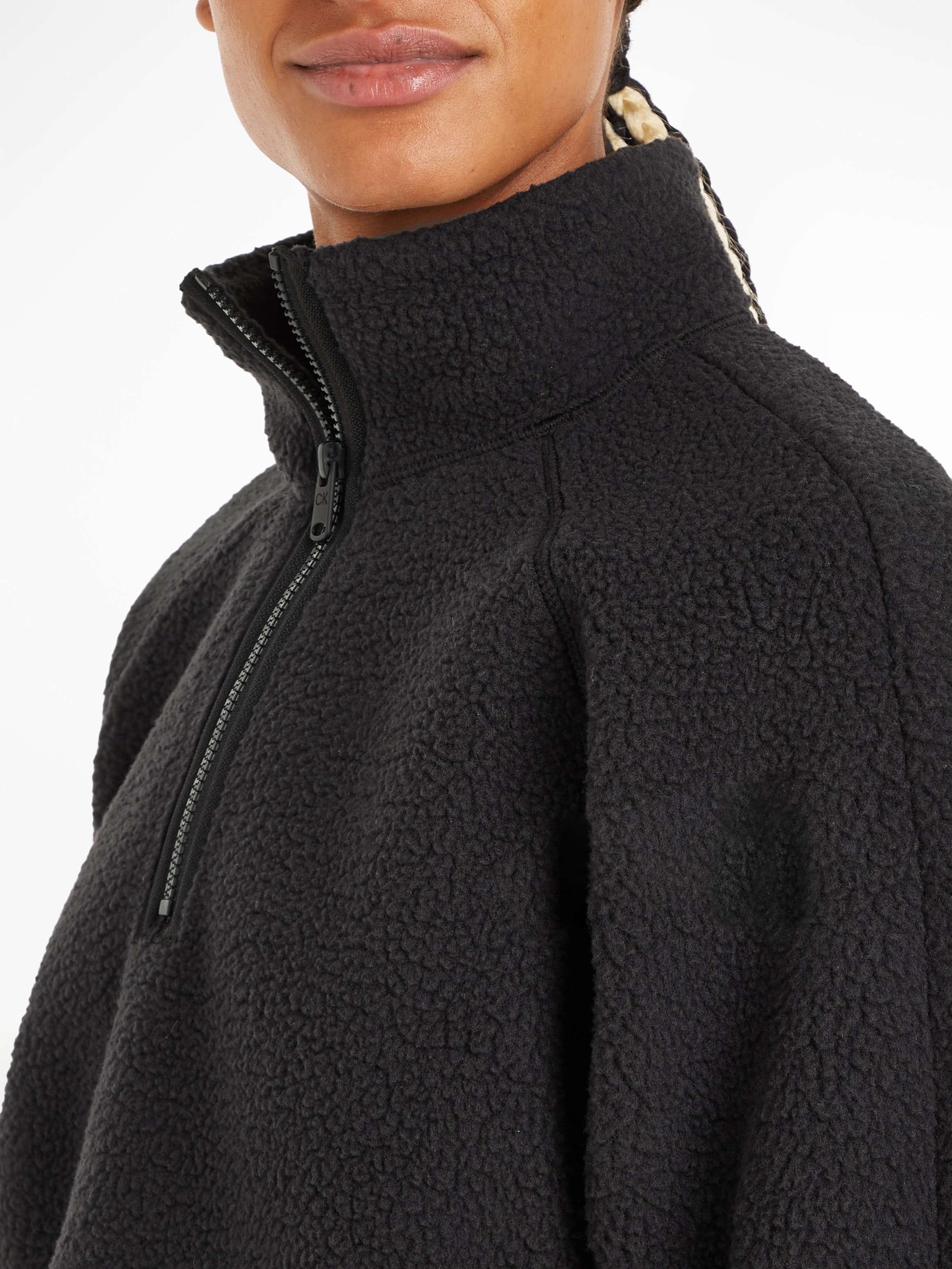 Calvin Klein Sport Stehkragenpullover »HYBRID - Sherpa Pullover«